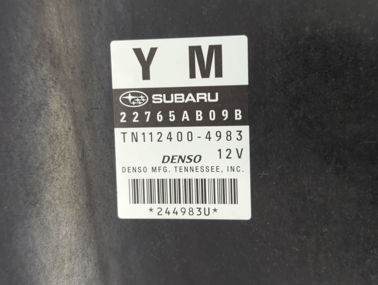 2011-2011 Subaru Legacy Engine Computer Ecu Pcm Ecm Pcu Oem Y0I7V