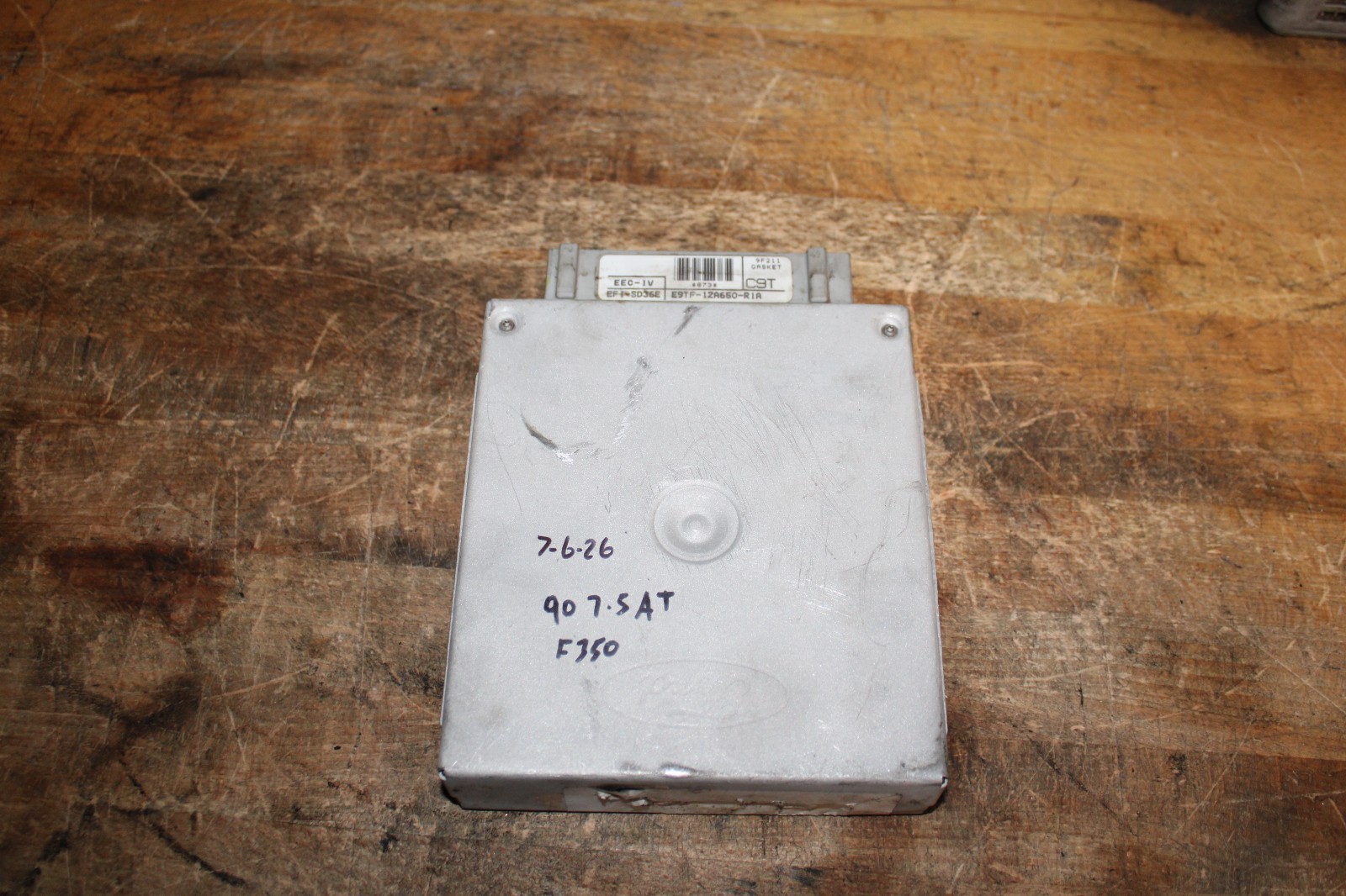 1989-1991 Ford F250 OEM Engine Control Module Unit E9TF-12A650-R1A ECU ECM 7.5L