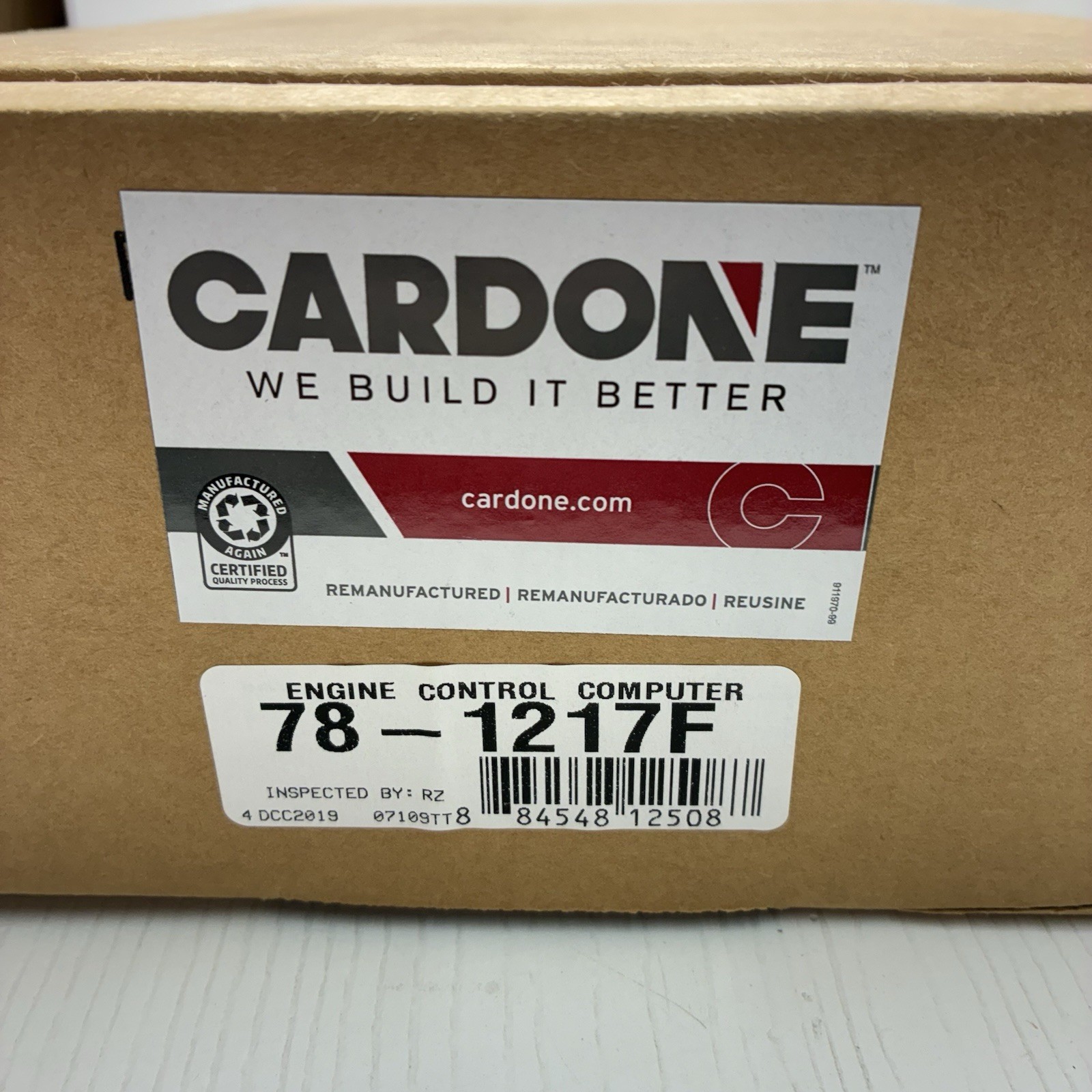 Engine Control Module (ECM) Cardone 78-1217F Reman
