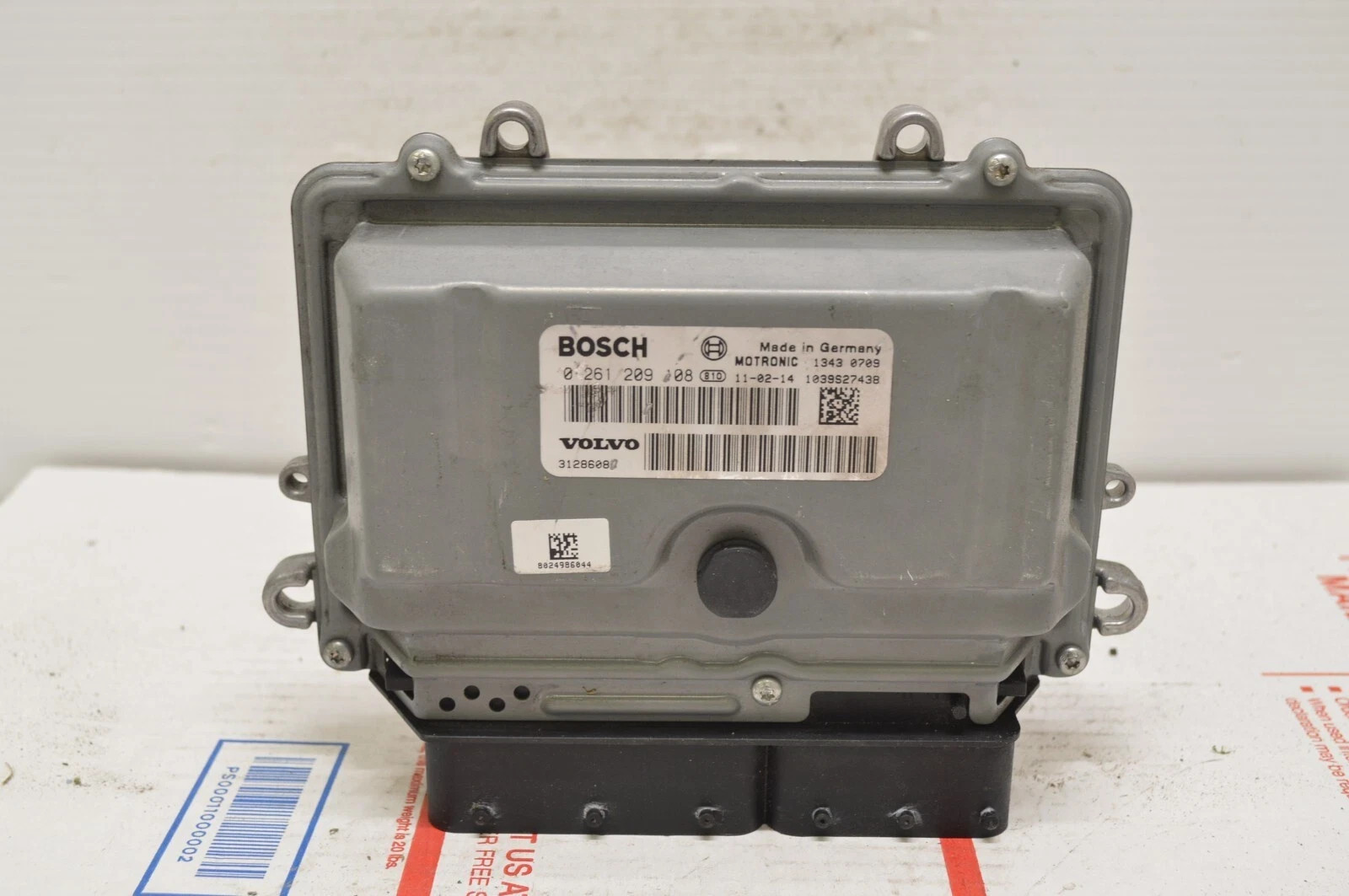2012 12 Volvo S60 31286086 Engine Control Module Unit Ecm A70 020