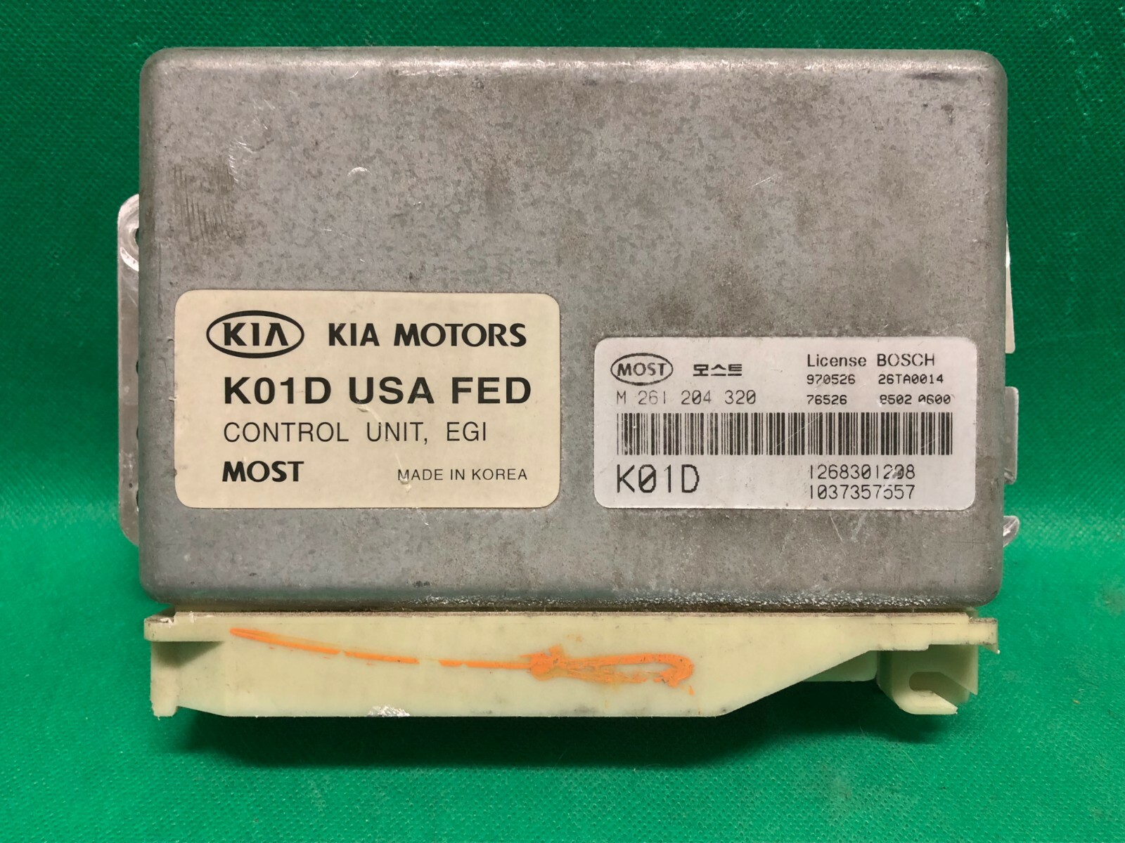 PLUG & PLAY 98 KIA SPORTAGE ECU CONTROL MODULE EGI OEM K01D 0 261 204 320 0