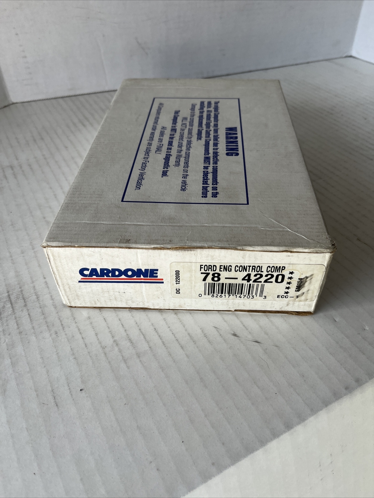 Engine Control Module Cardone 78-4220 Reman