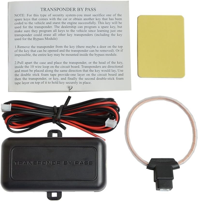 Car Immobilizer Chip Key Bypass Module for Most Vehicles – Easy Installation,…