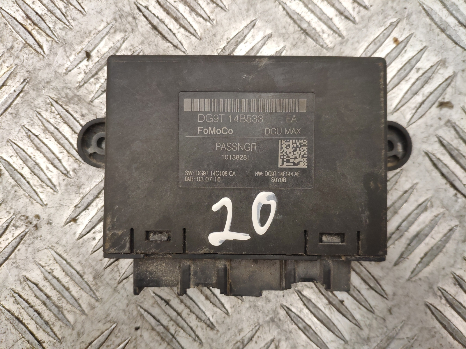 Ford Mondeo V Hatchback 2015 Ant Right Door Control Unit DG9T14B533EA LHD