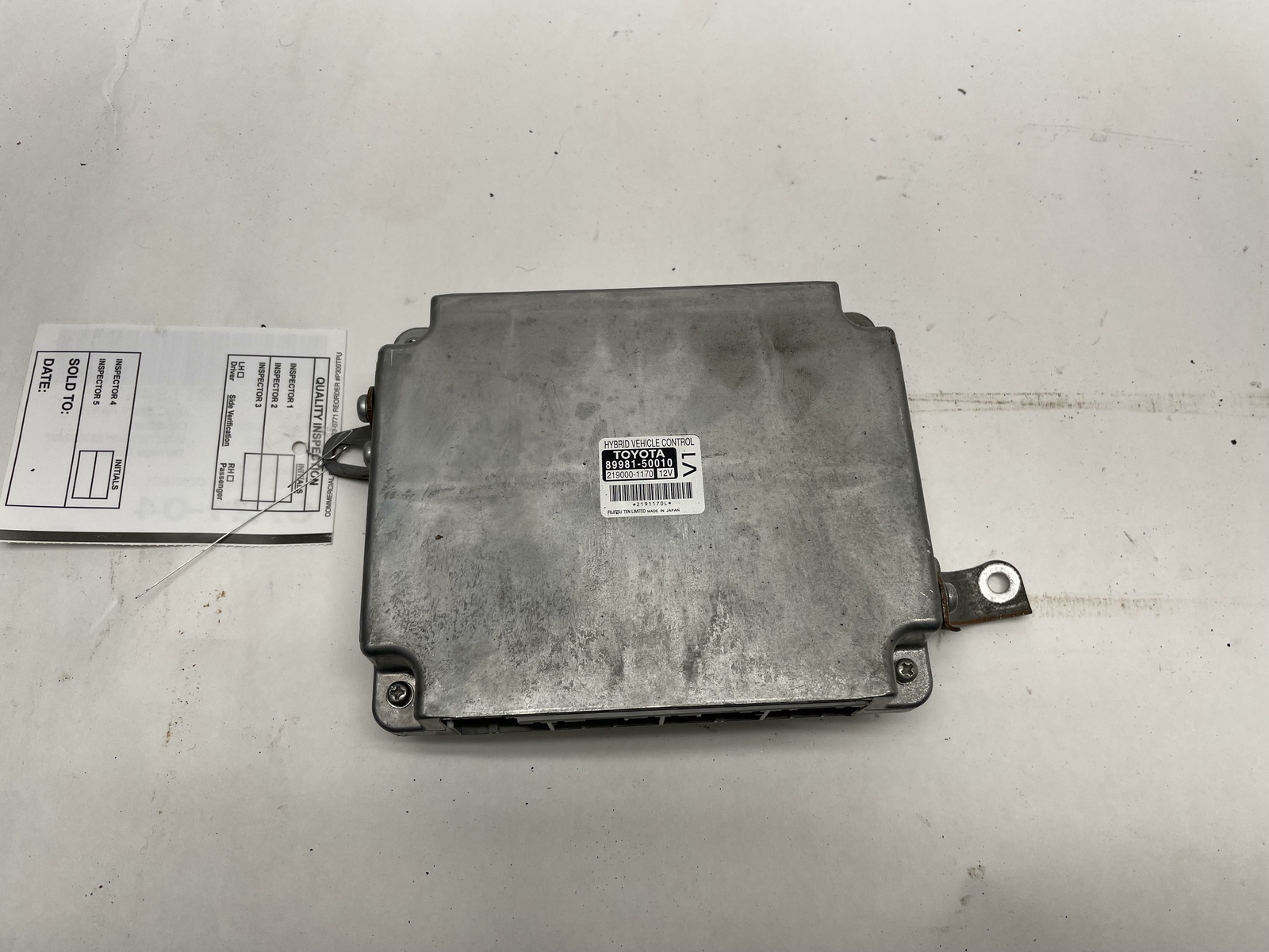 2008 Lexus LS600H – ECM/PCM Hybrid Vehicle Control 89981-50010 12V OEM