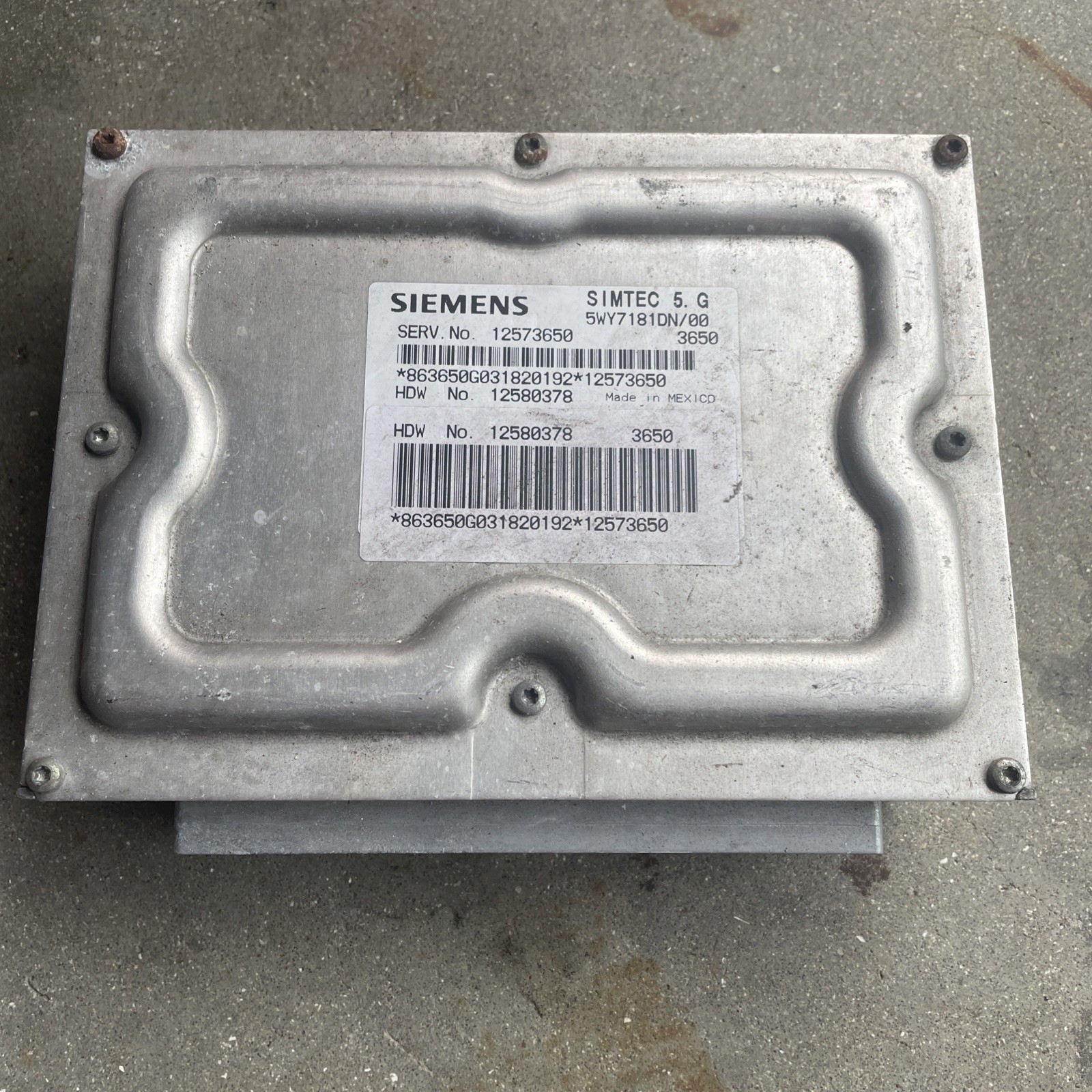 00-02 Mercedes Benz W210 Engine Control Module Computer Unit ECM ECU
