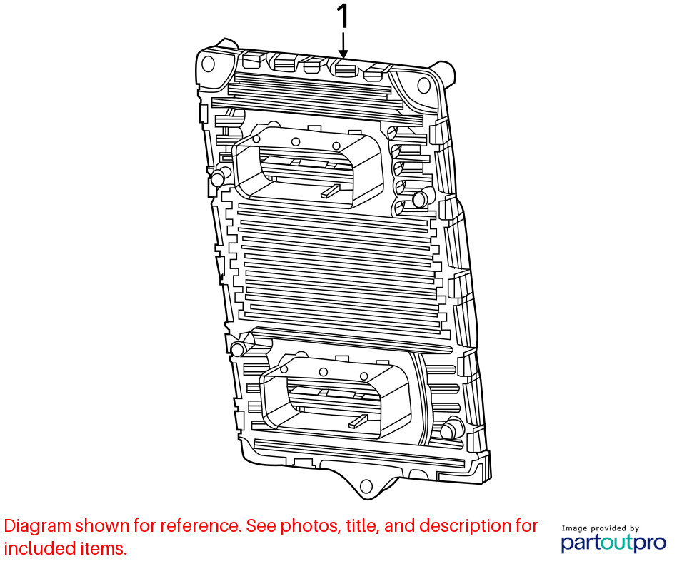 26 JEEP COMPASS LATITUDE ECM ENGINE CONTROL MODULE 2.0L 68493659AC