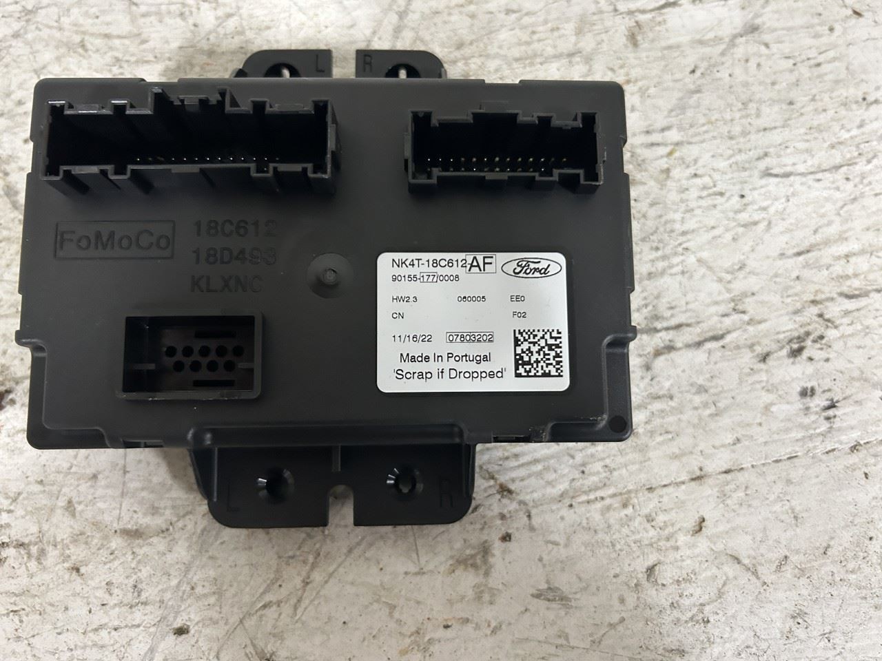 2023 FORD TRANSIT25 Climate Control Module OEM Part Number NK4T18C612AF