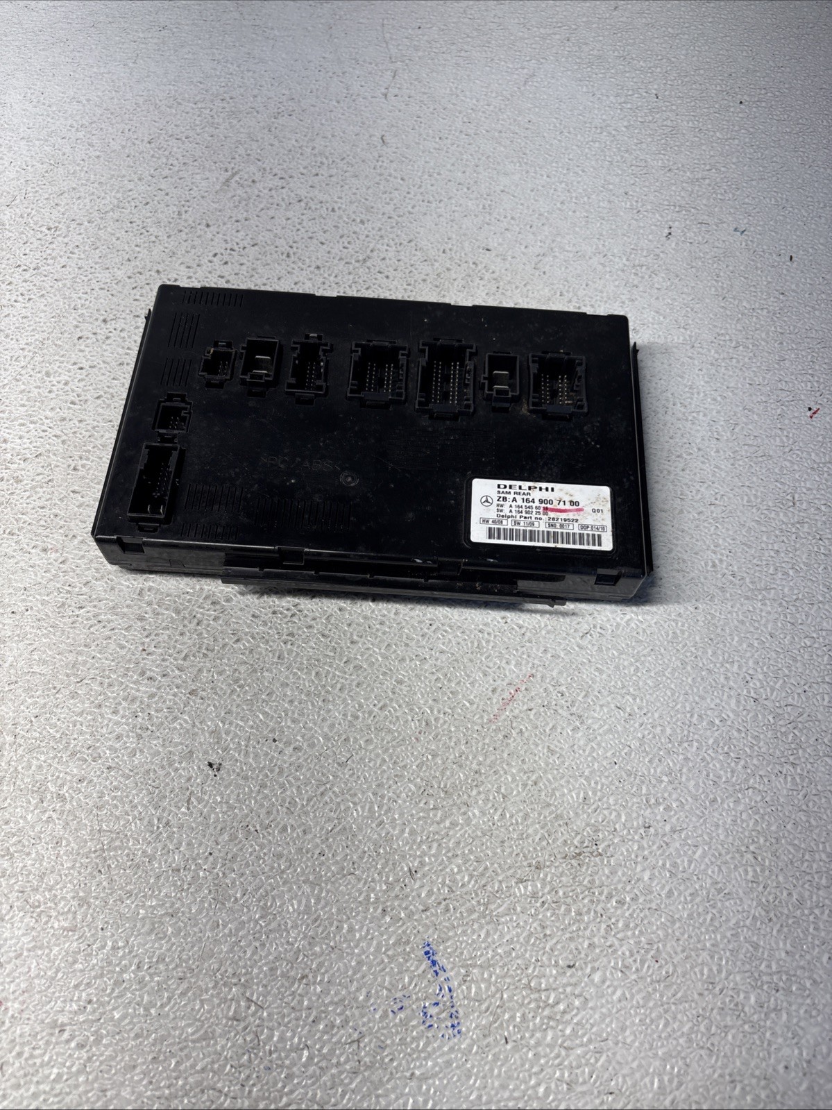 06-13 Mercedes W164 ML350 GL550 Rear SAM Module Control Unit Signal Acquisition