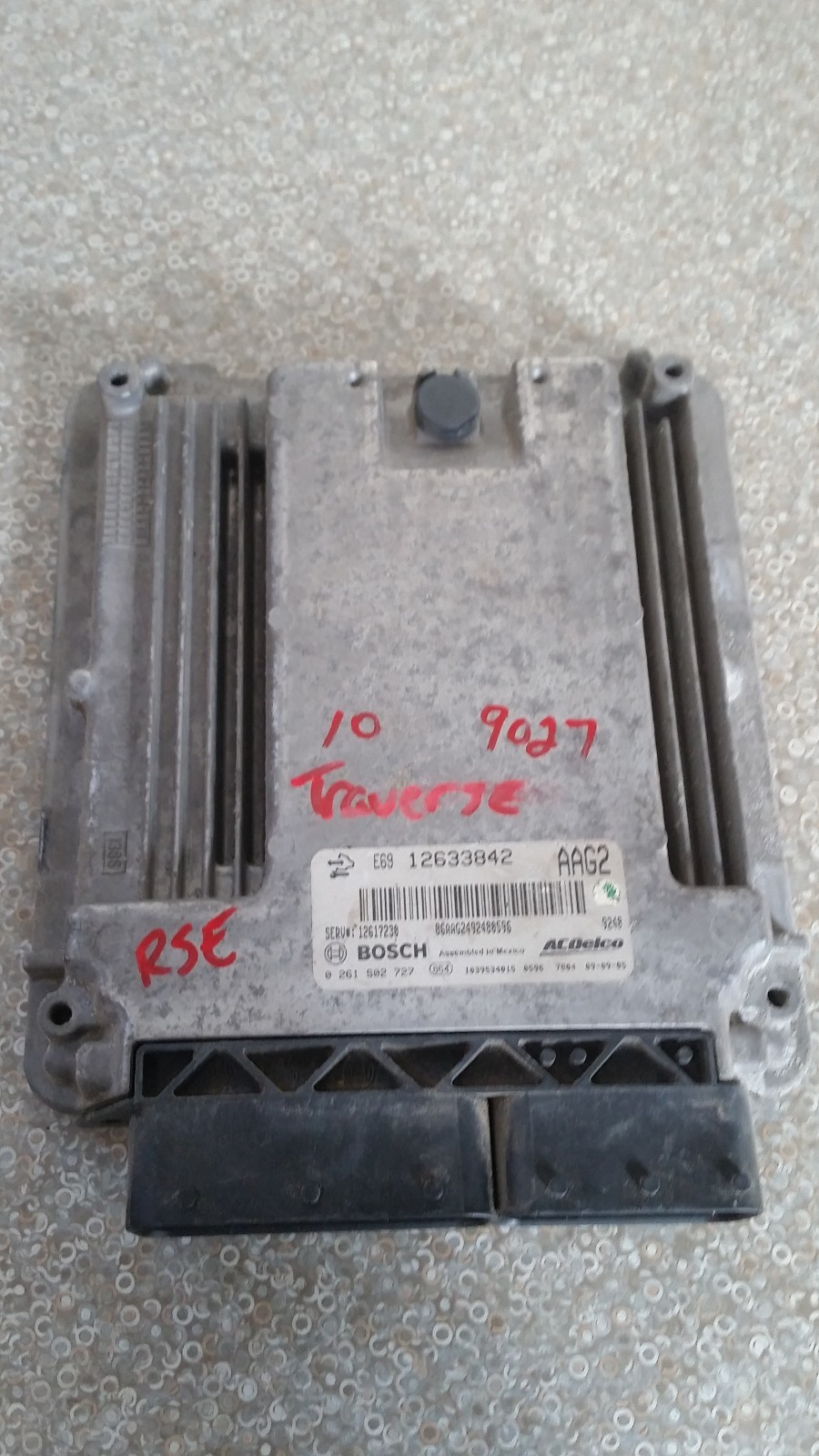 2010-2011 Chevy Traverse CTS 3.6L GM Engine Control Module ECM ECU OEM 12617230