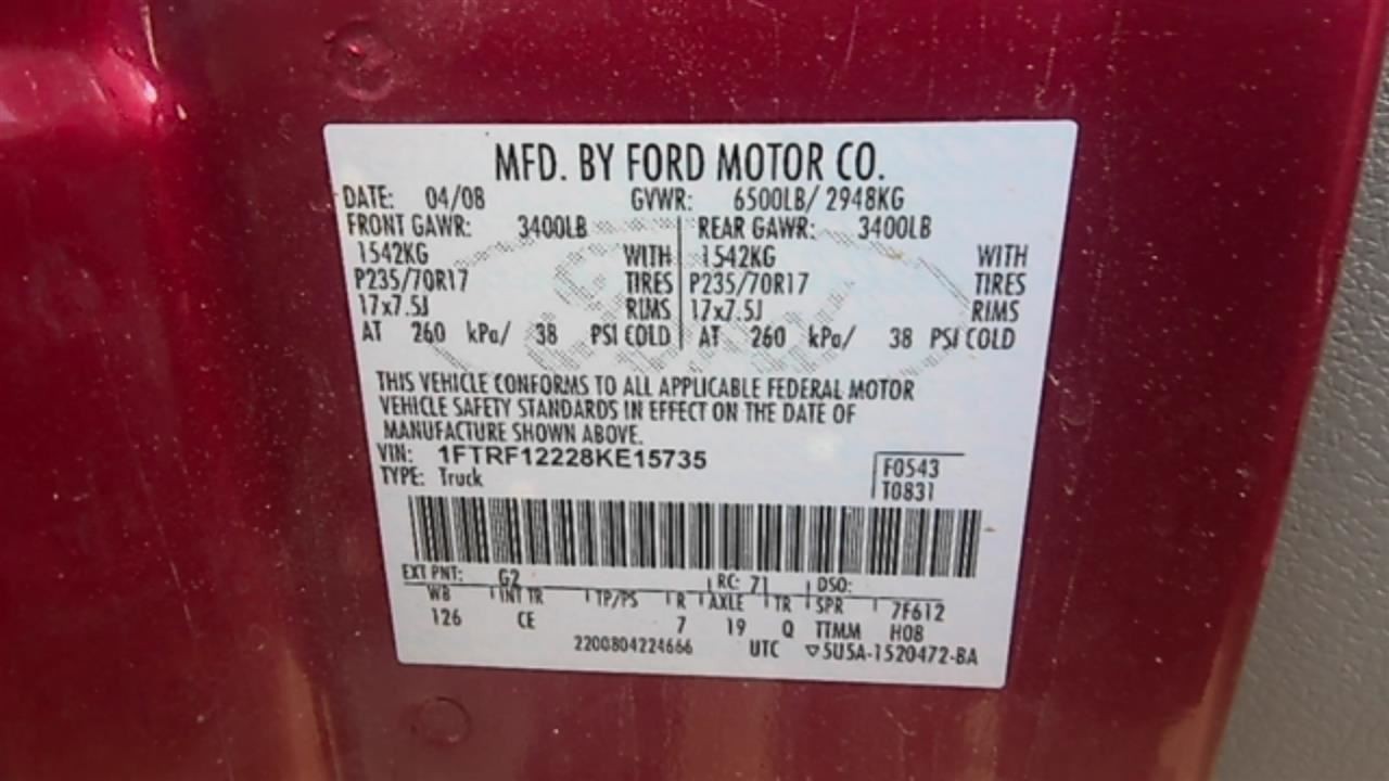 Engine ECM Electronic Control Module 6-255 Fits 07-08 FORD F150 PICKUP 31018888