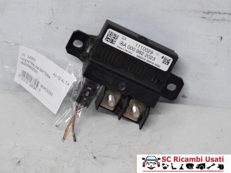 A0009822023 A0009822023 BATTERY CONTROL UNIT FOR MERCEDES B-Class (W242) Diesel