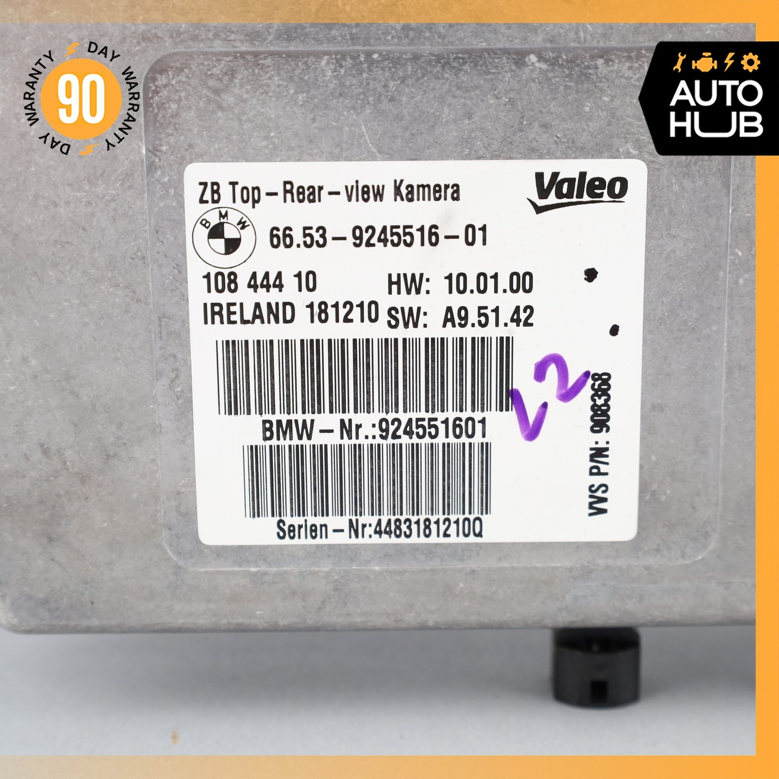 07-14 BMW E70 X5 X6 Rear View Camera Control Module OEM