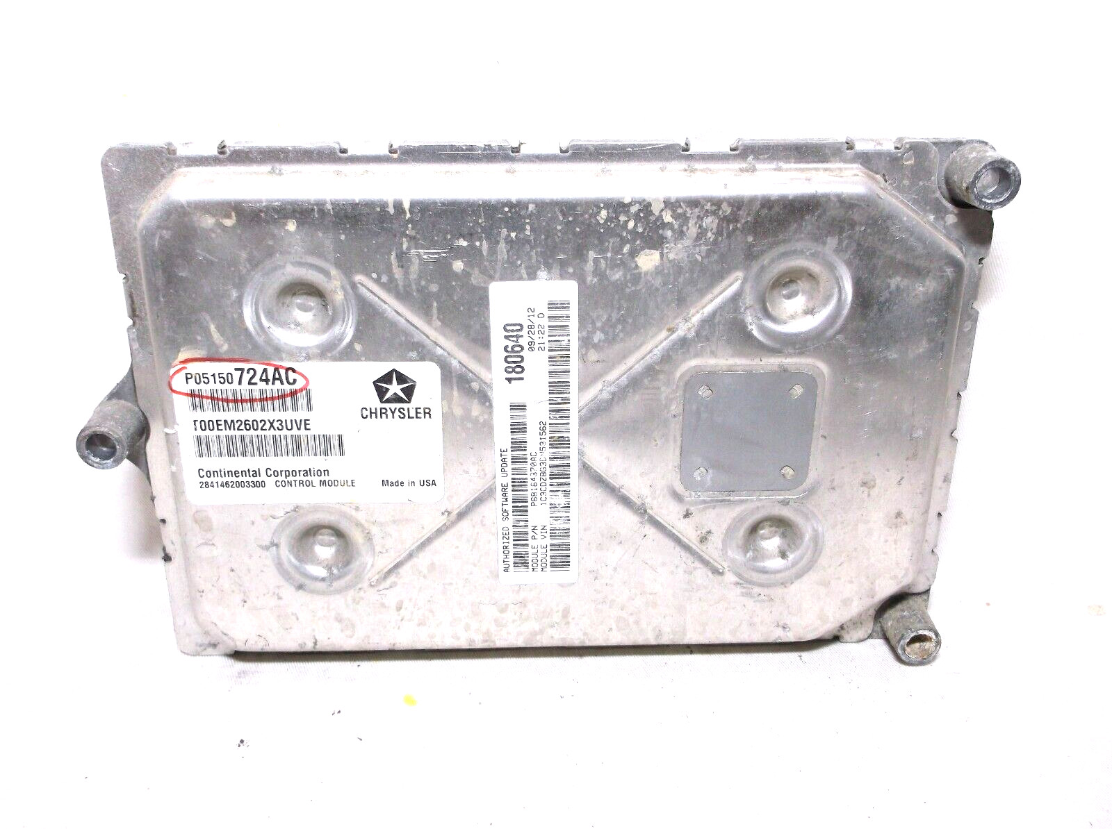 2013..13 DODGE CARAVAN / 200/ 3.6L / ENGINE COMPUTER/ECU.PCM