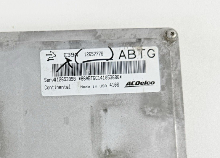 2015 15 Buick Enclave Engine ComputerControl Module ECM ECU PCU # 12657776 OEM