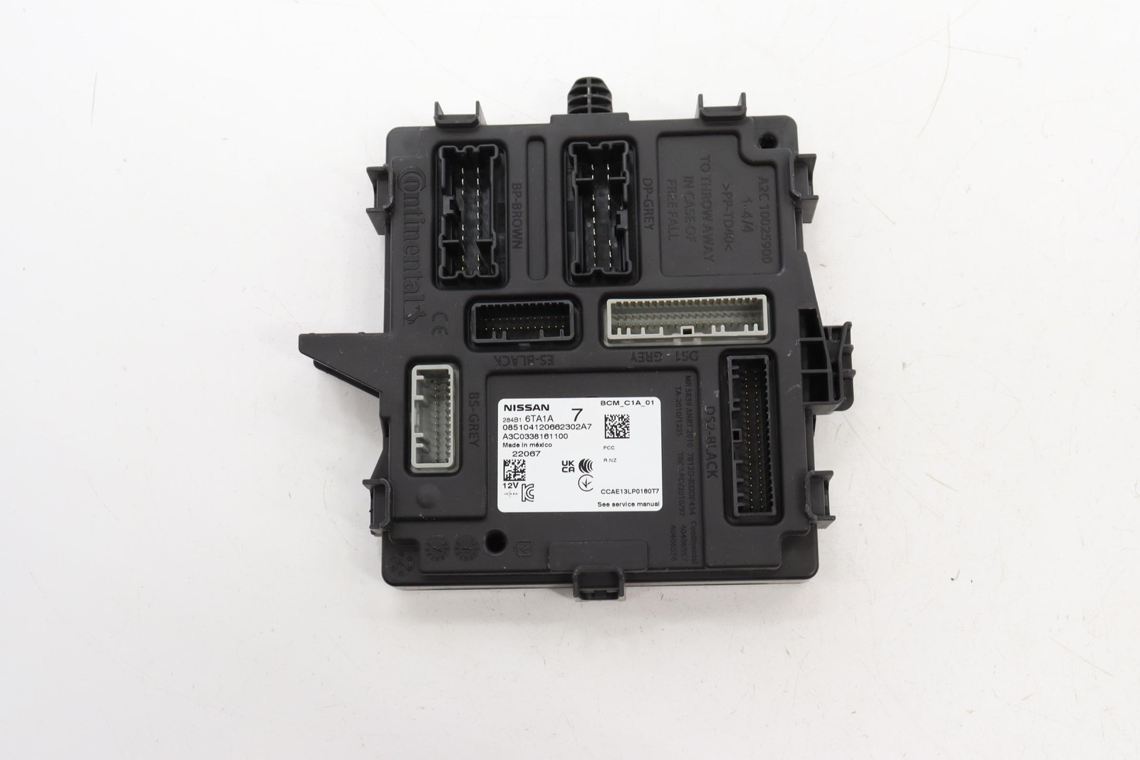 2022-2025 NISSAN PATHFINDER BCM BODY COMPUTER CONTROL MODULE UNIT OEM 284B16TA1A