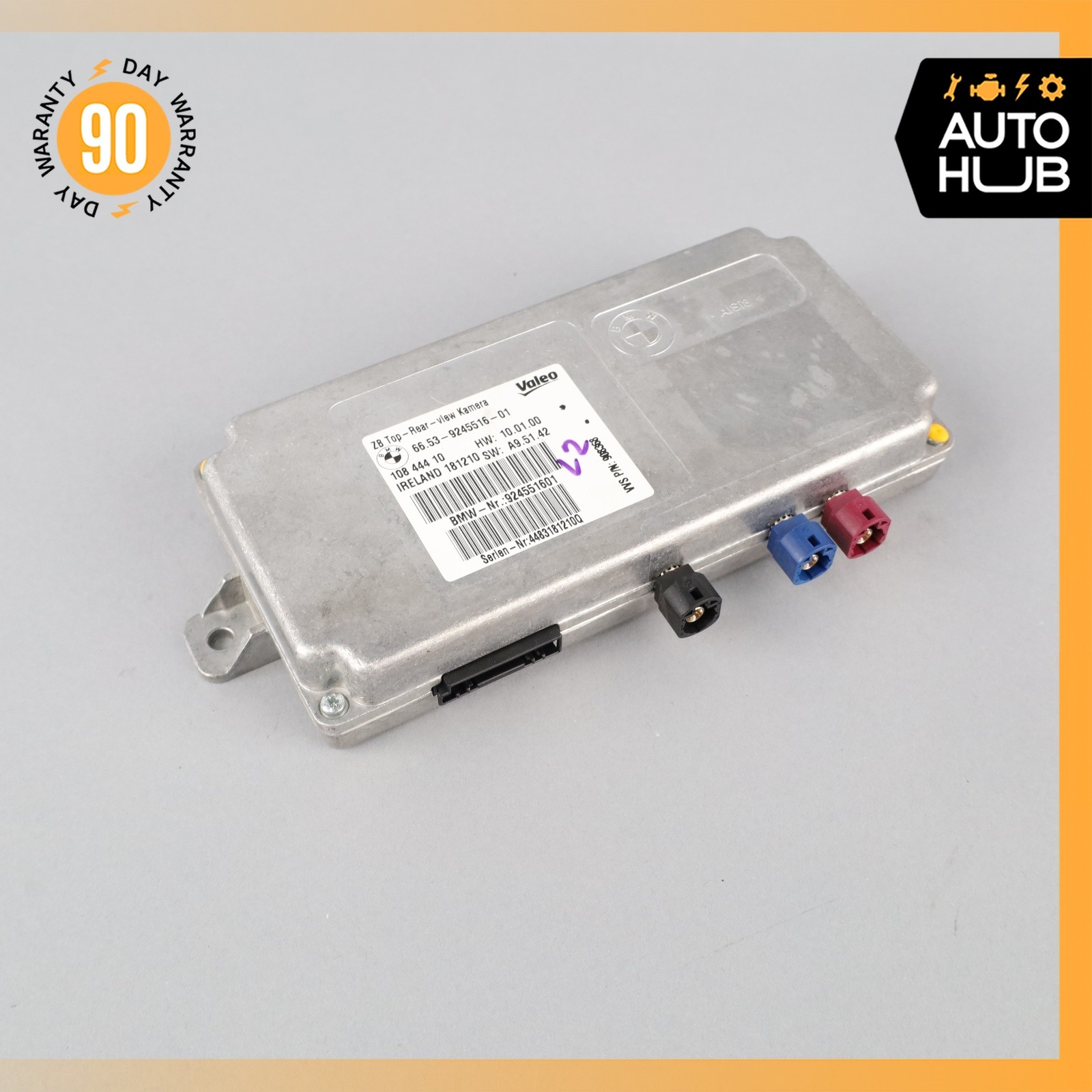 07-14 BMW E70 X5 X6 Rear View Camera Control Module OEM