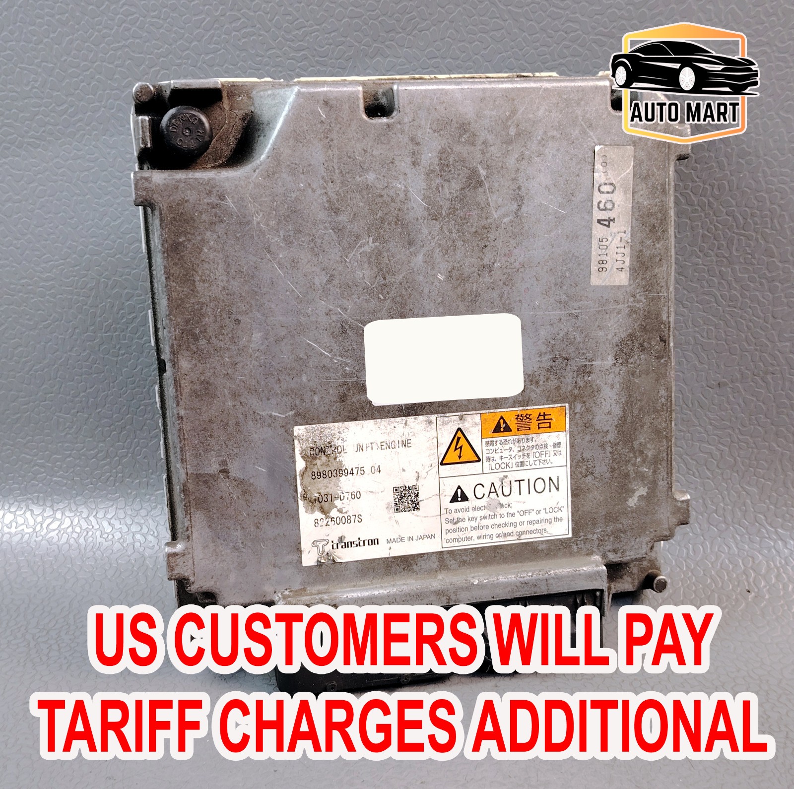 ISUZU ELF NJS 4JJ1 T 3.0 ECD TRANSTRON ENGINE CONTROL MOUDLE ECU ECM 8980399475