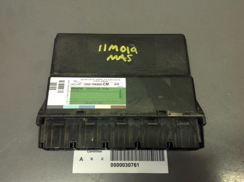 Theft Control Module 1X43-15K600-CM Fits 2003 Jaguar X Type 76982