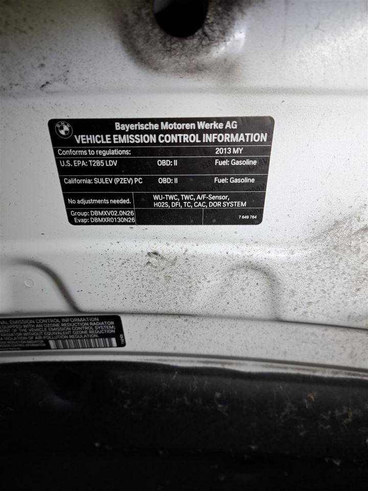2013 328i Engine Computer/Module Ecu/Ecm/Pcm Sku#4433299
