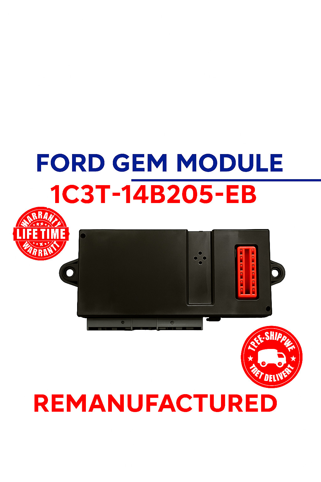 Rebuilt 00-02 F250 F350 Excursion GEM 4WD Transfer Case Module 1C3T-14B205-EB