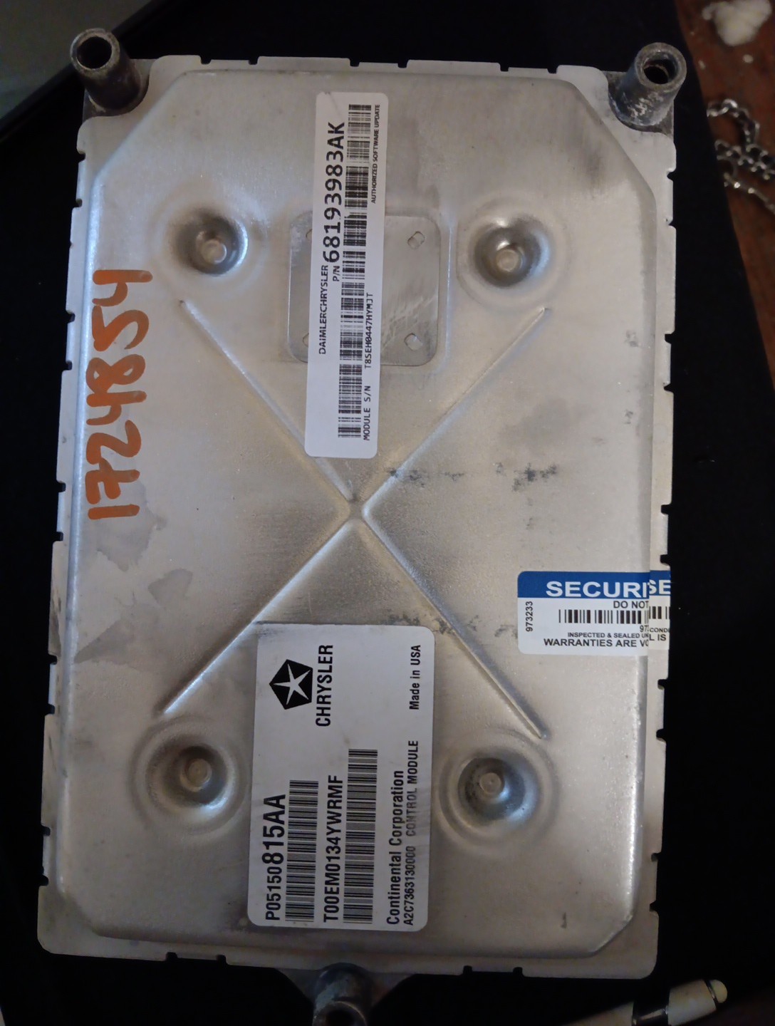 2014 JEEP COMPASS BODY CONTROL MODULE ECU OEM