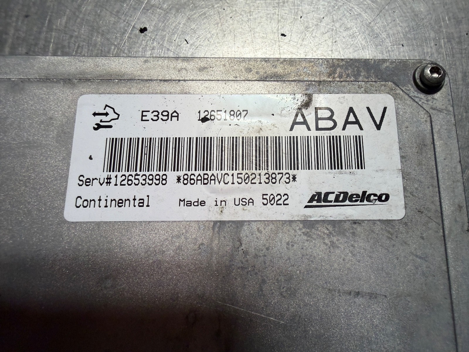 2013-2016 GMC Acadia Engine Computer Control Module ECU ECM 12651807 OEM