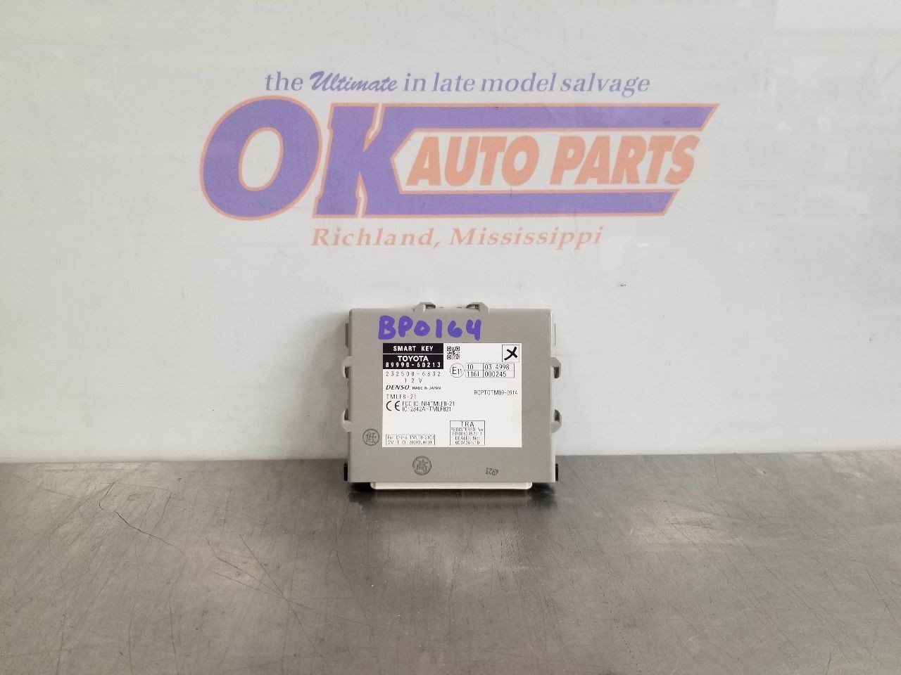 14 2014 LEXUS GX460 THEFT-LOCKING KEYLESS IGNITION CONTROL MODULE 8999060213
