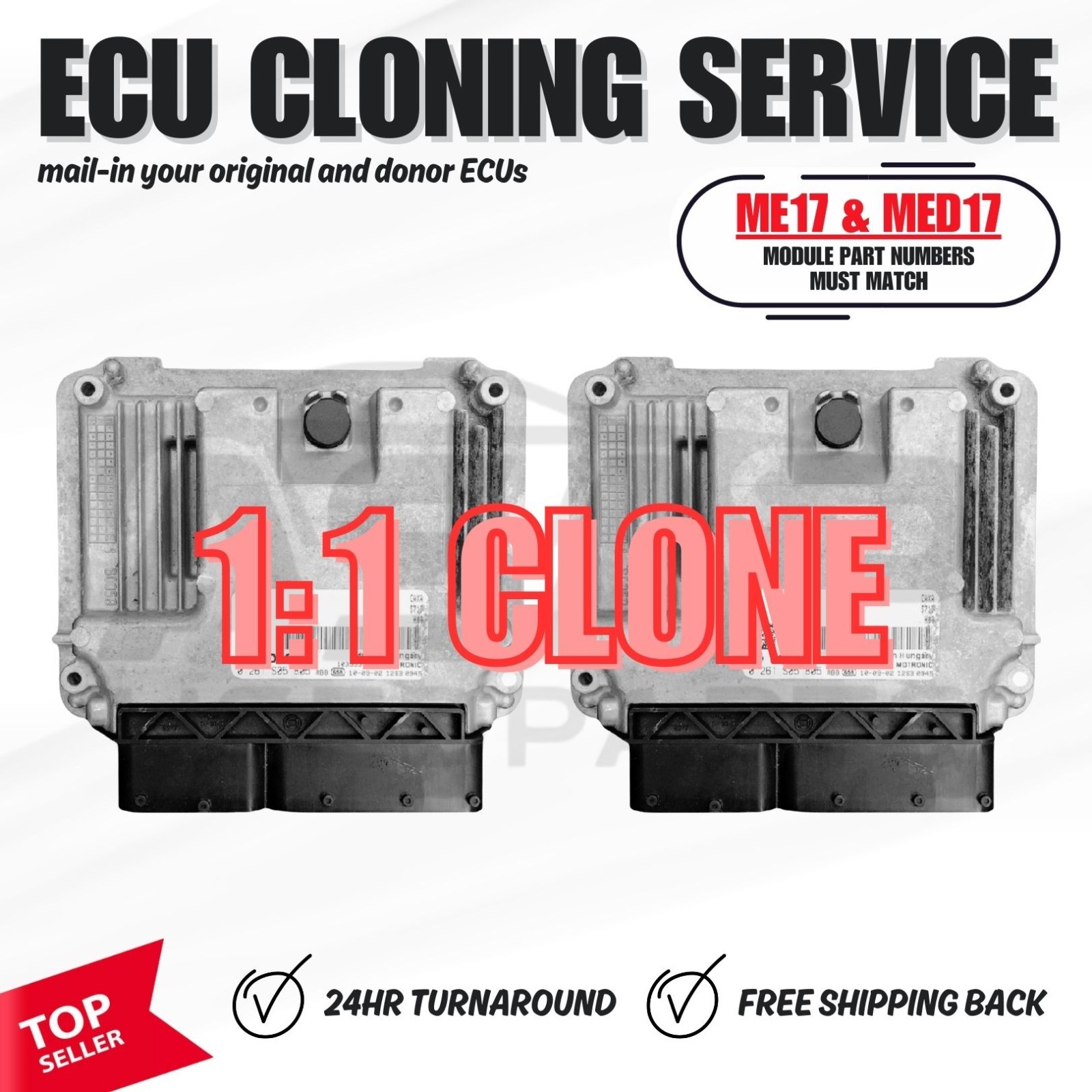 📍 CLONING ECM ECU ENGINE CONTROL MODULE ME17 MED17 VW VOLKSWAGEN & AUDI
