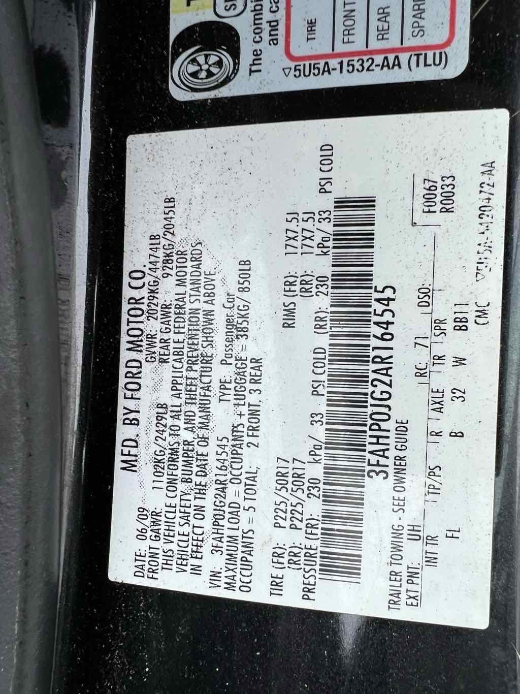 Used Engine Control Module (ECM) fits: 2010 Ford Fusion Electronic Control Modul