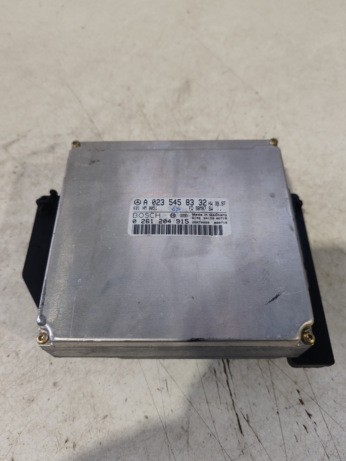 2001 MERCEDES SLK230 R170 2DR 2.3L ENGINE CONTROL ECU A0235458332 019453132