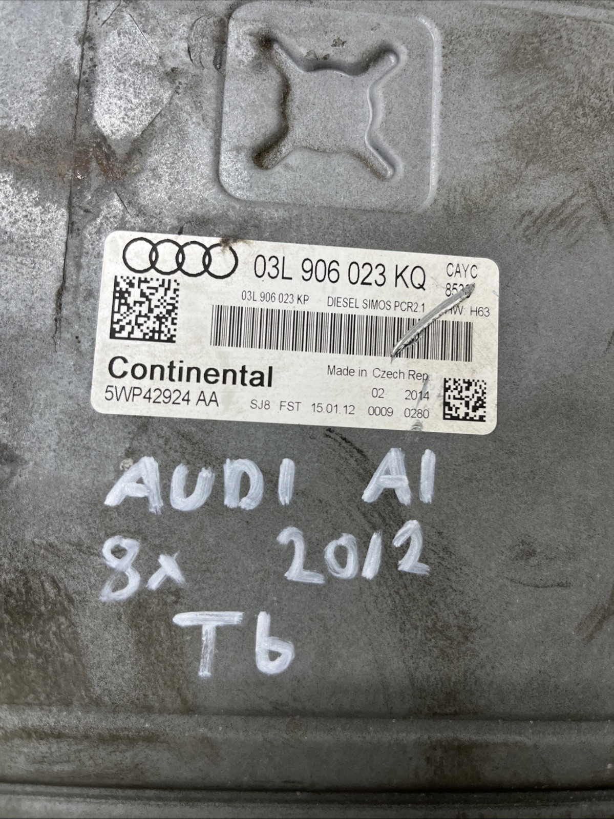 AUDI A1 8X 2012 1.6 DIESEL ECU ENGINE CONTROL UNIT 03L906023KQ