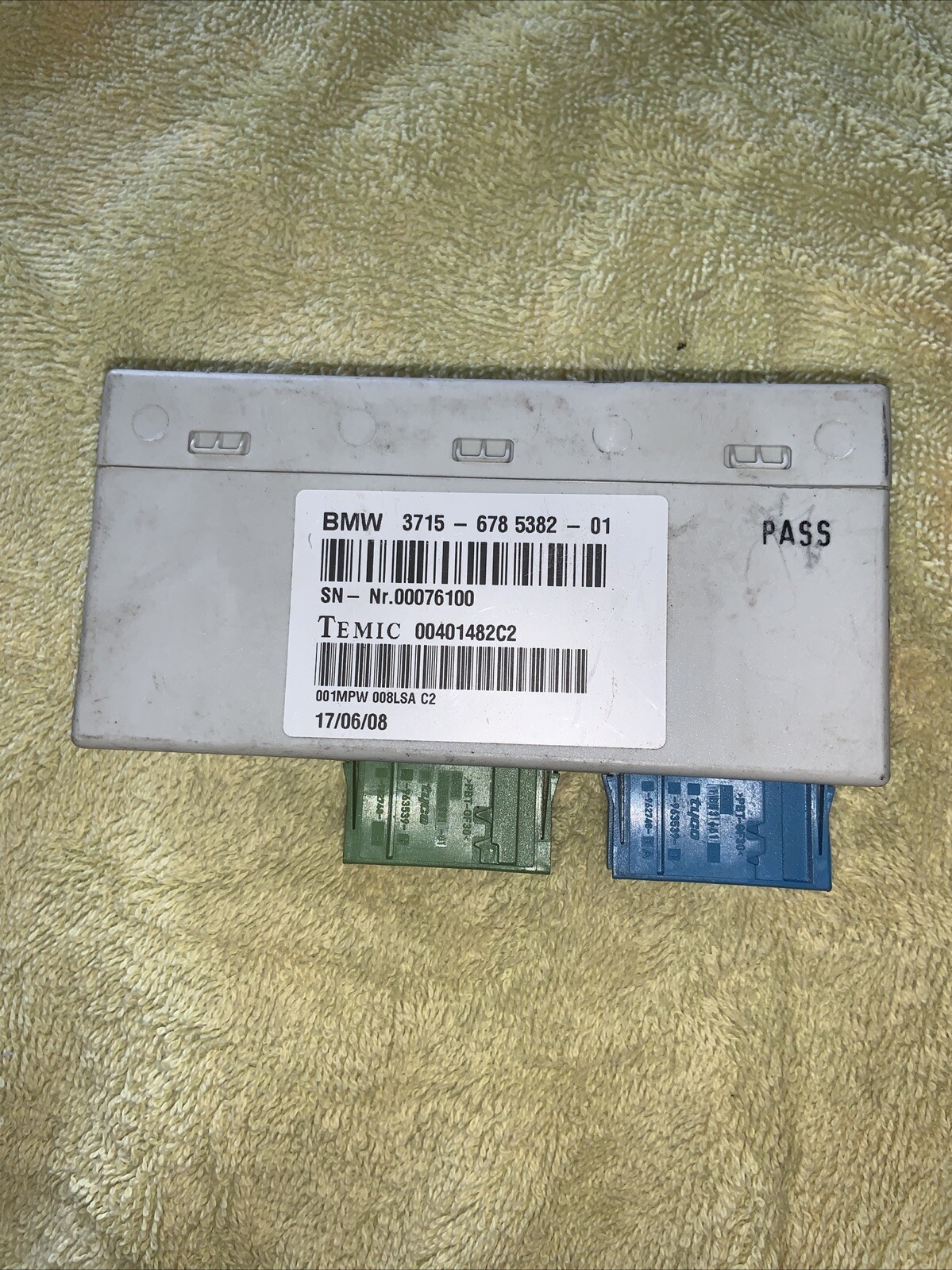 2008-2014 BMW X5 X6 Active Suspension Control Module 3715-6785382-01 OEM