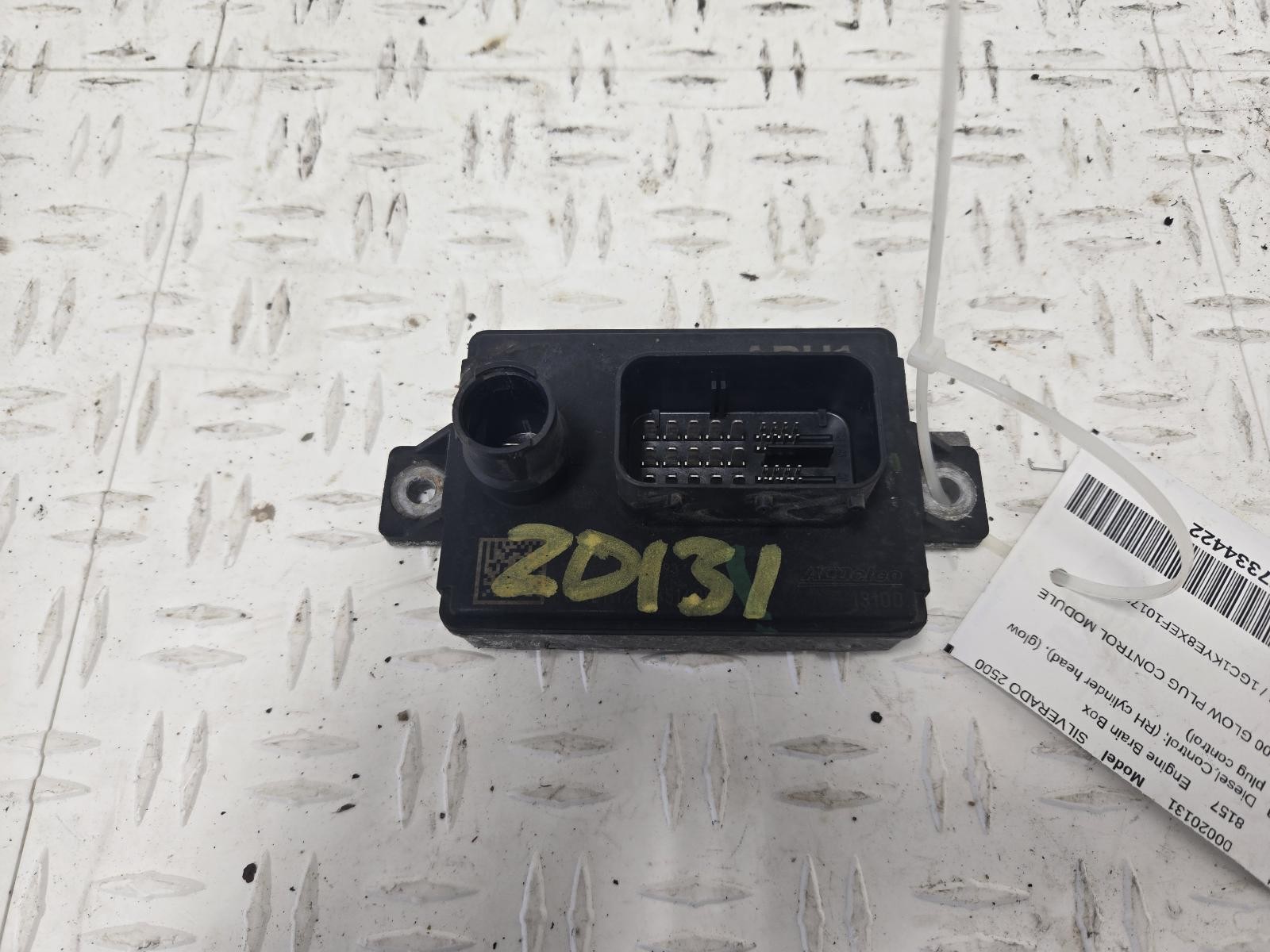 2013-2016 GM 2500-3500 Glow Plug Control Module, 6.6L Duramax, Diesel, Black