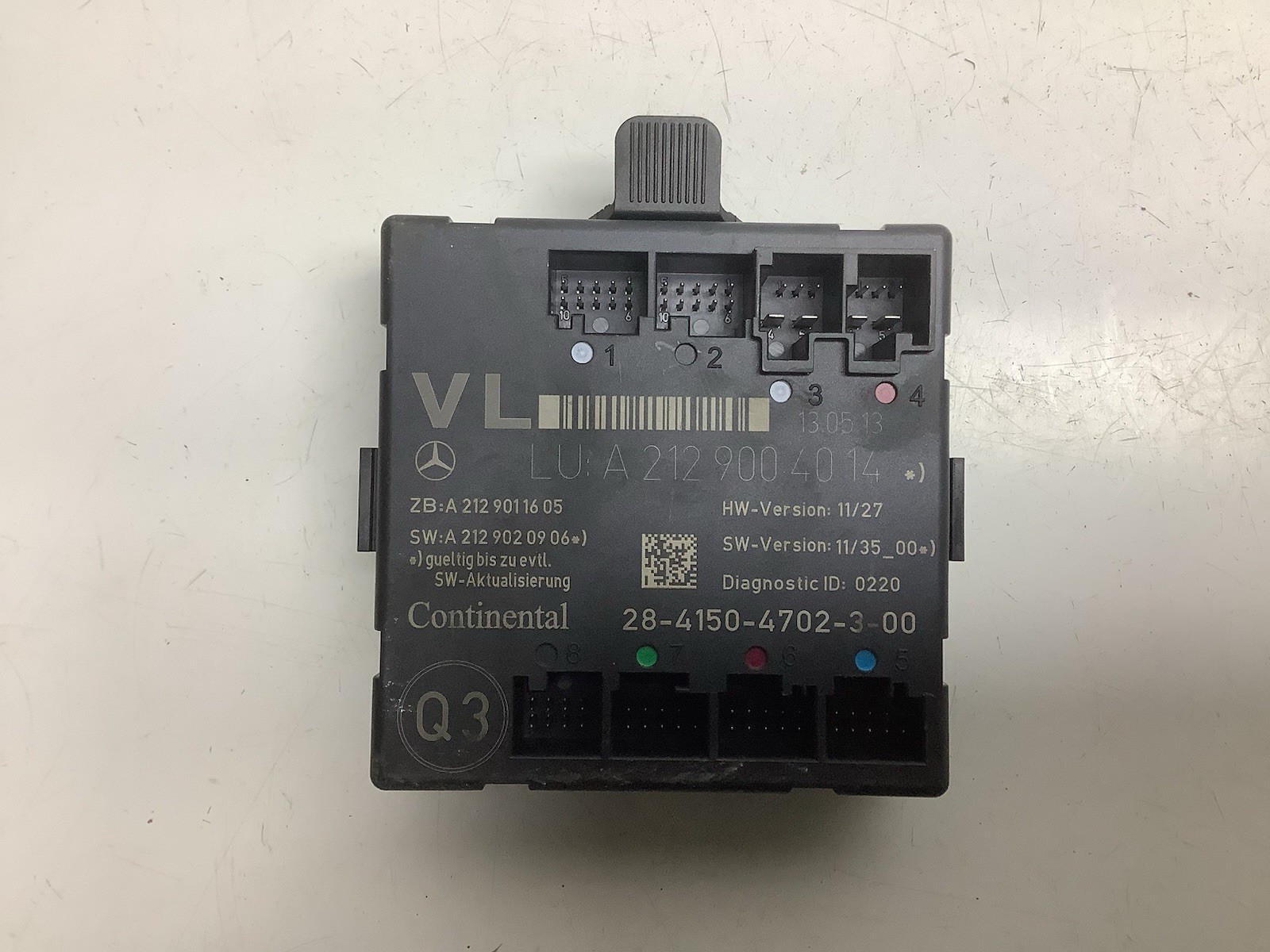 MERCEDES-BENZ C Coupe C204 C207 Front Left Door Control Unit A2129004014
