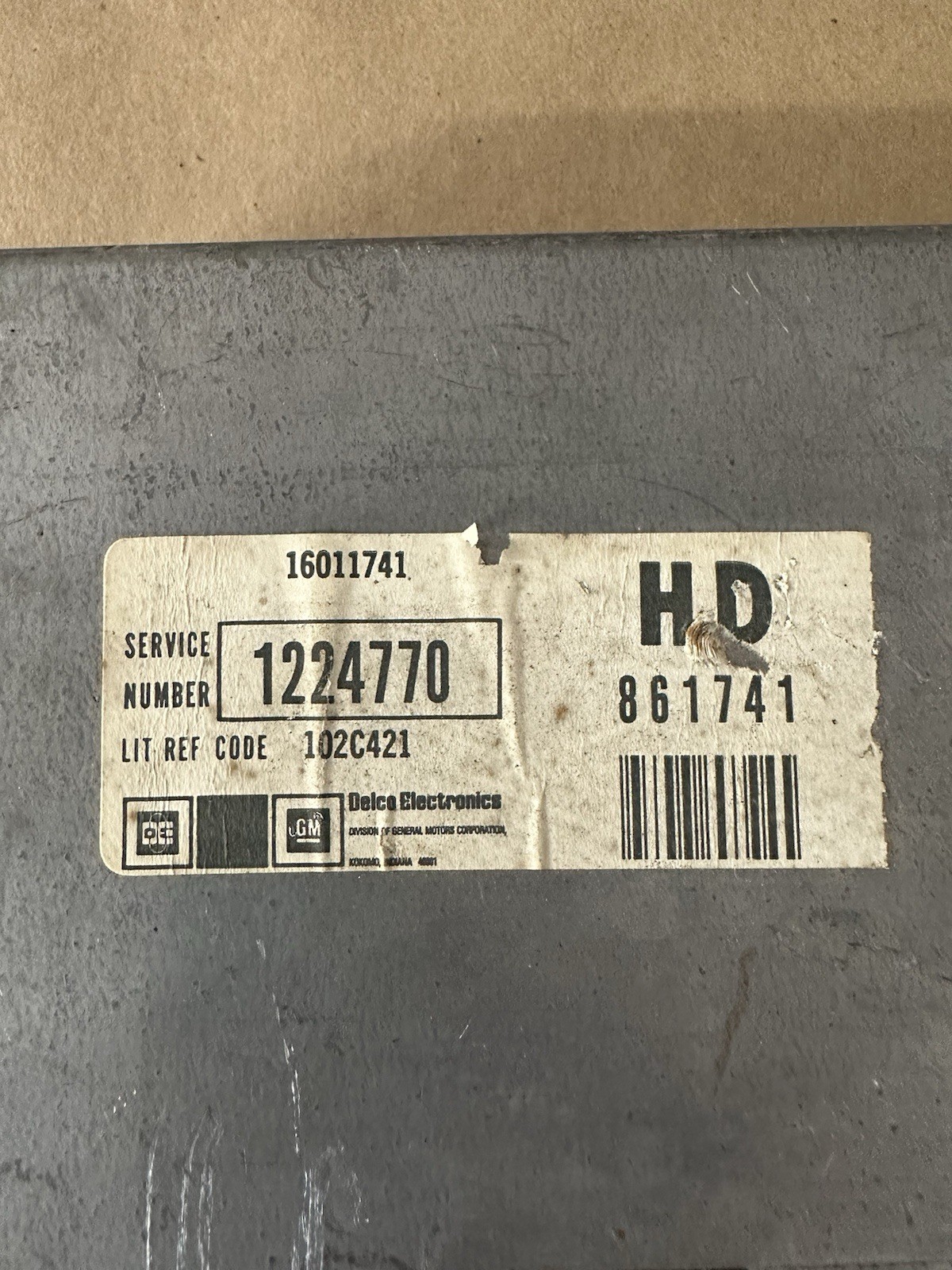 1980 1981 Camaro Firebird Trans Am ECM ECU Engine Computer GM 1224770 16011741