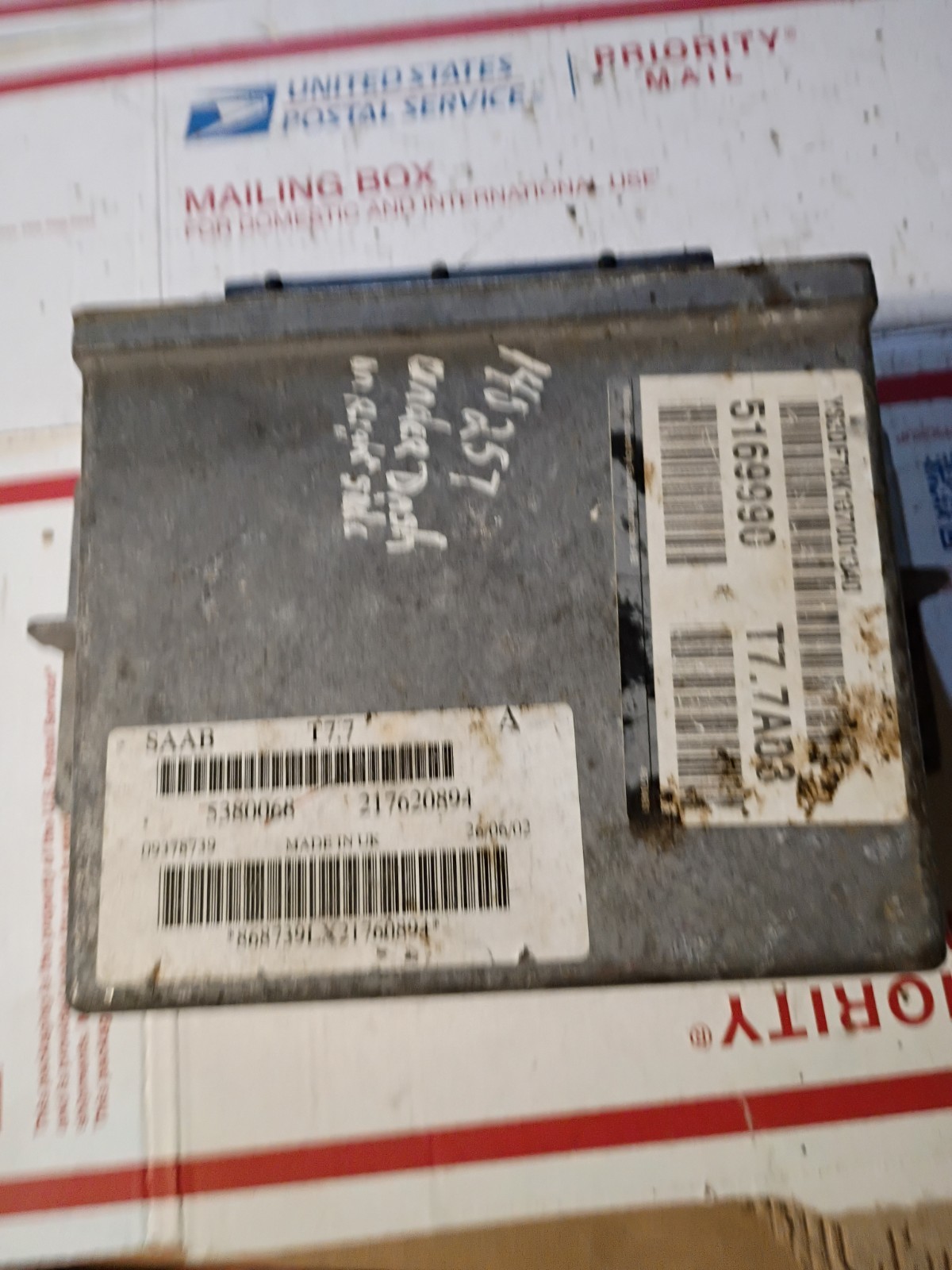 Engine ECM Electronic Control Module Convertible Fits 02-03 SAAB 9-3 1149633