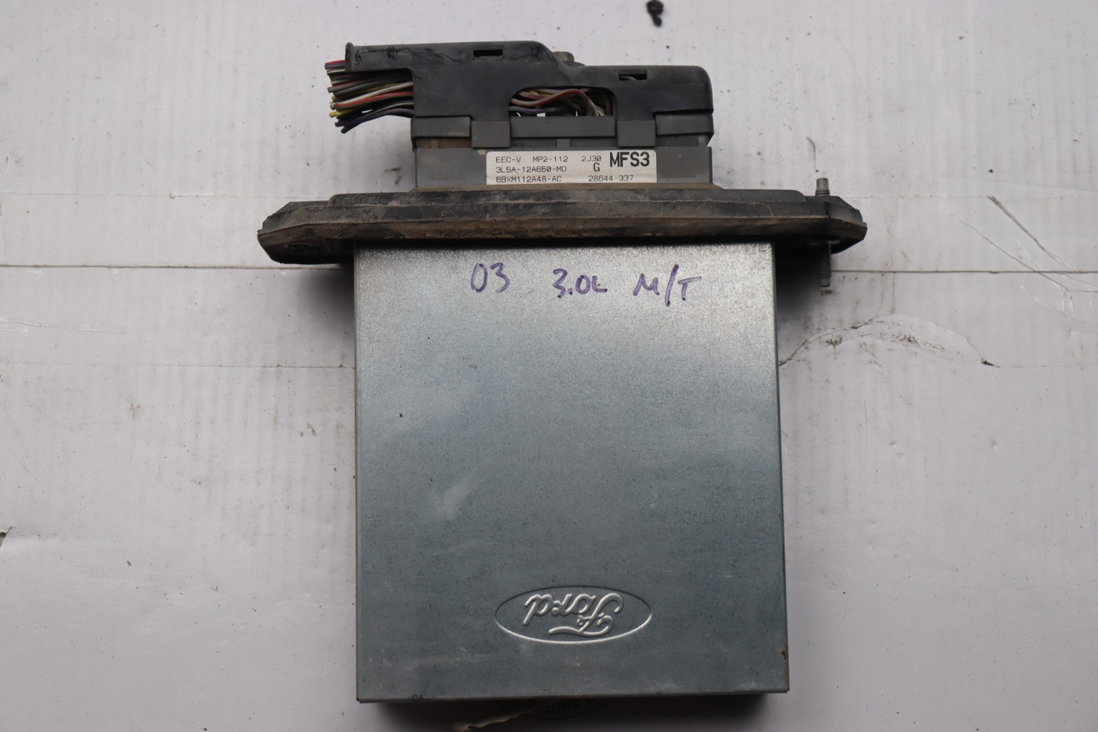 2003 FORD Ranger 3.0 B3000 M/T 5-Spd ENGINE COMPUTER ECU ECM PCM 3L5A-12A650-MD