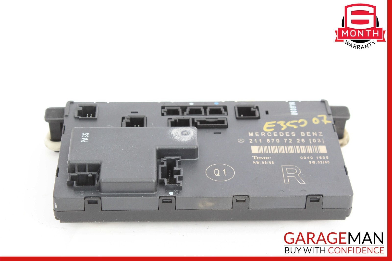 03-09 Mercedes W211 E350 E550 Front Right Passenger Door Control Module OEM