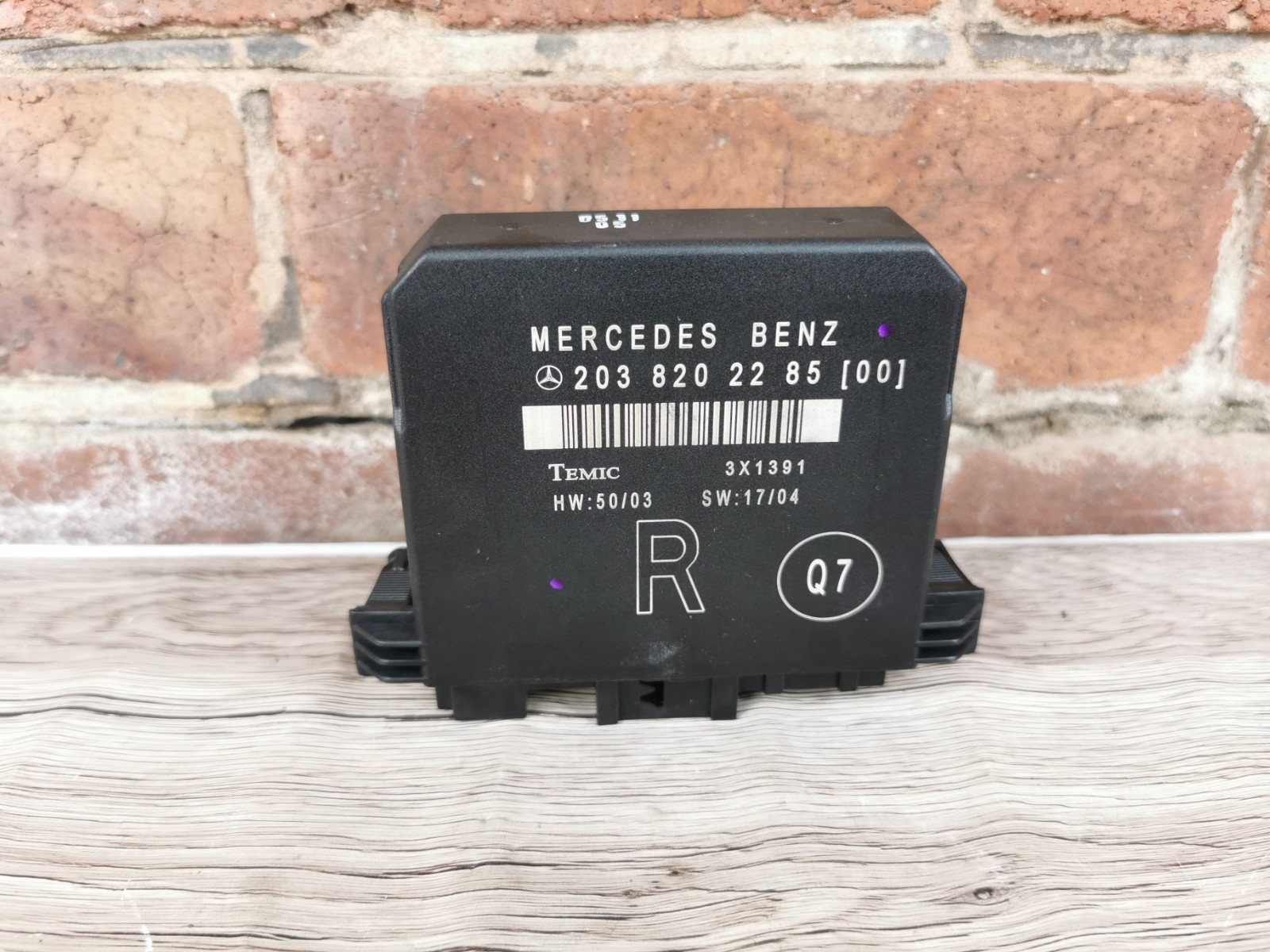 2006 MERCEDES BENZ C-CLASS O/S/R REAR RIGHT DOOR CONTROL MODULE 2038202285