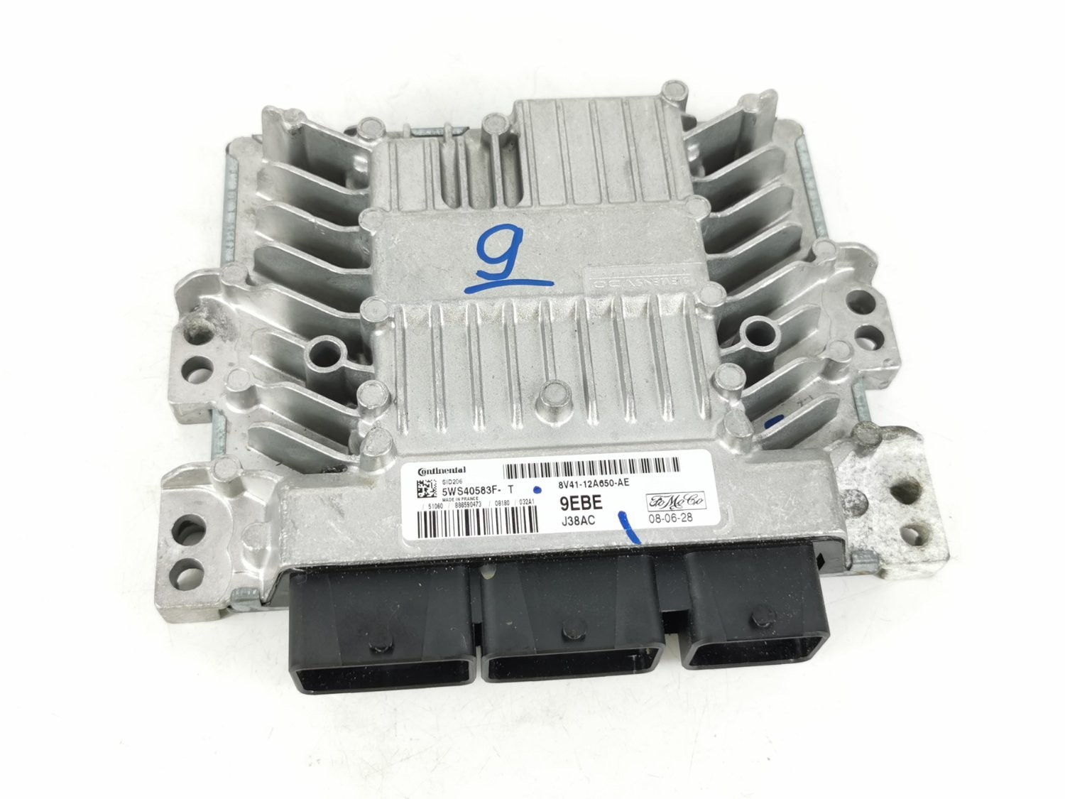 2008 Ford Kuga Engine Control Unit (ecu) OEM 8V41-12A650-AE 5WS40583F-T Silver
