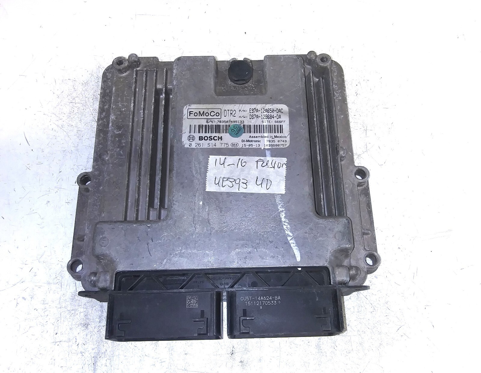 ES7A-12A650-DAC Ford Fusion 2014-2016 ecm ecu computer **Tested*