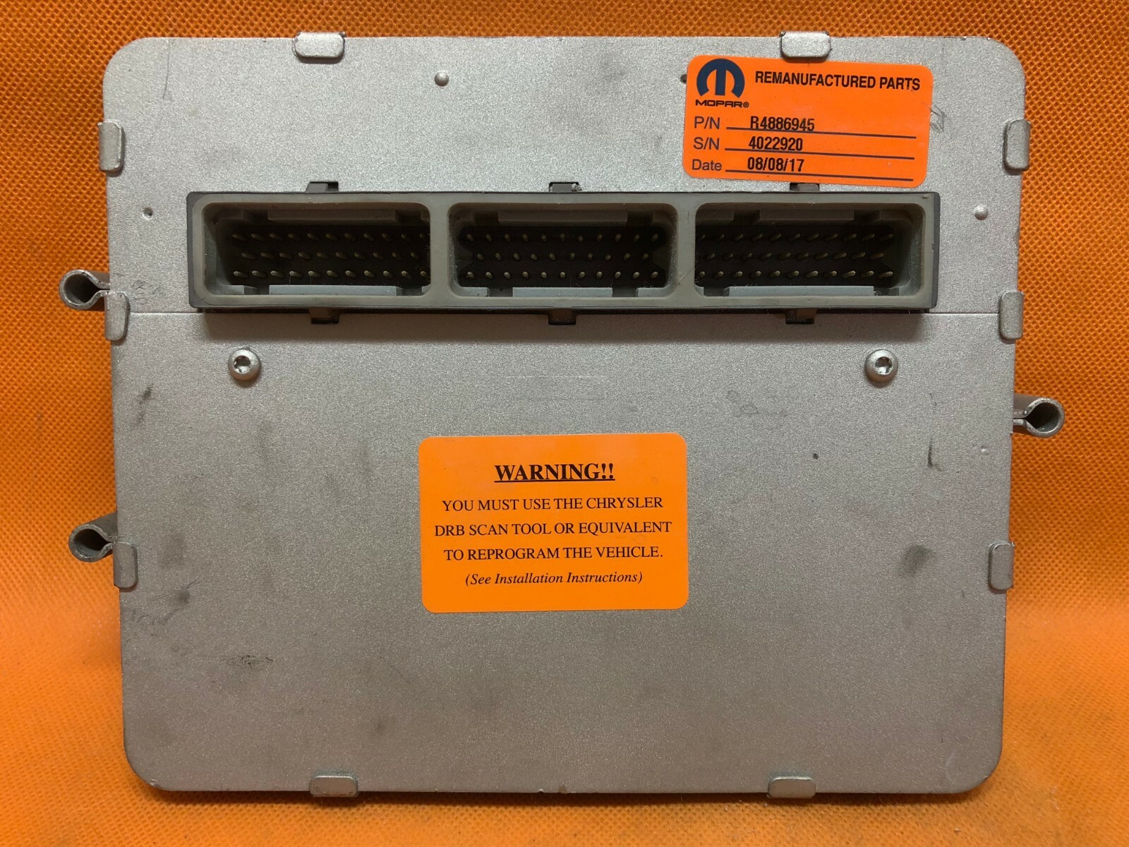 MOPAR REFLASHED PLUG & PLAY 96 GRAND CHEROKEE 4.0L ECM ECU MODULE PCM R4886945