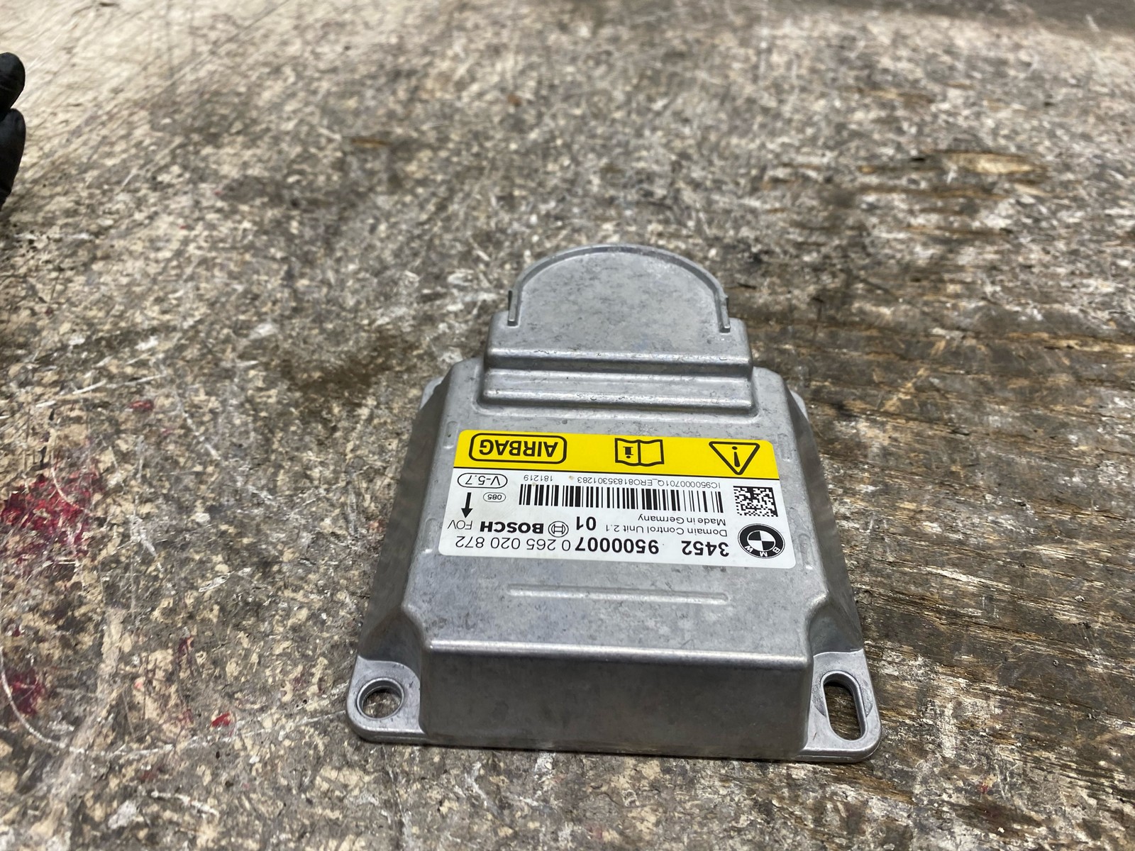 2015-2019 BMW X6M F86 OEM AIR SRS BAG COMPUTER CONTROL MODULE UNIT 34529500007