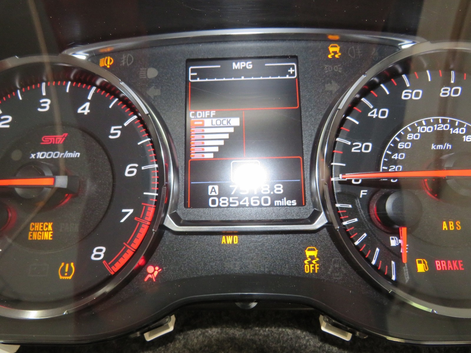 2018 SUBARU WRX STI CLUSTER ECU IGNITION IMMOBILIZER KEY PUSH BUTTON 85 K MILES