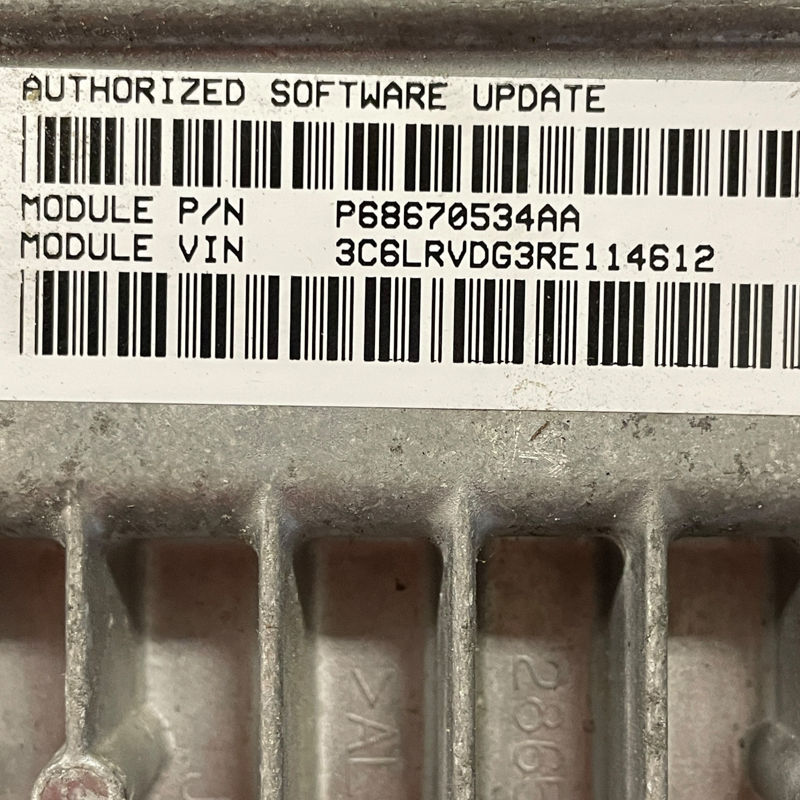 OEM 22-25 RAM PROMASTER 2500 Engine Computer Module ECM 68670534AA #5253 PM