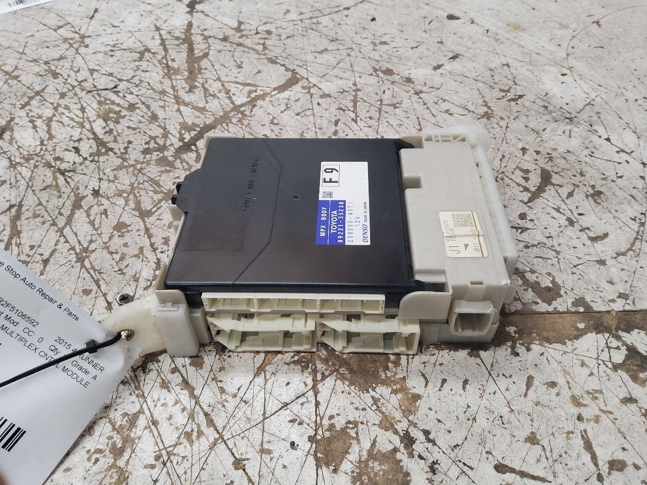 14 15 16 17 18 19,Toyota 4 Runner, Chassis Electronic Multiplex Control Module