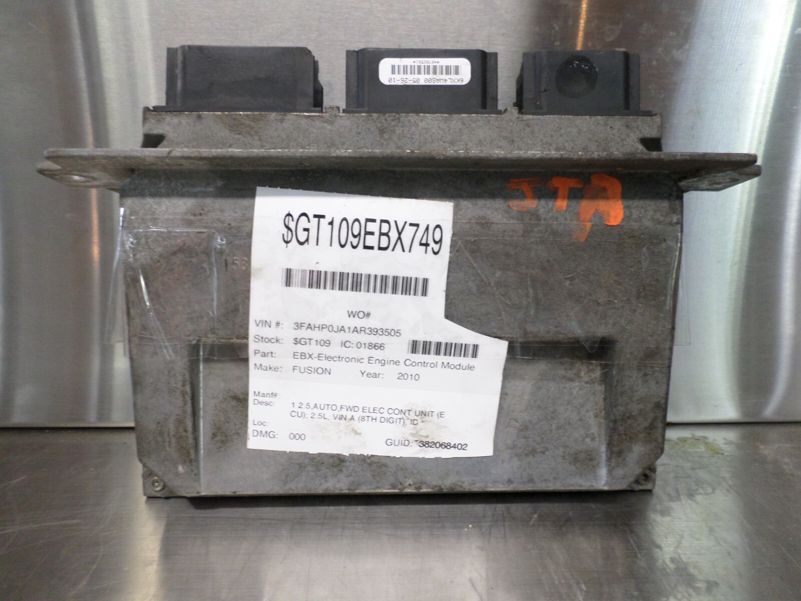 2010 Ford Fusion 2.5L & 3.0L Engine Control Module ECM ECU OE AE5A-12A650-CRA *J