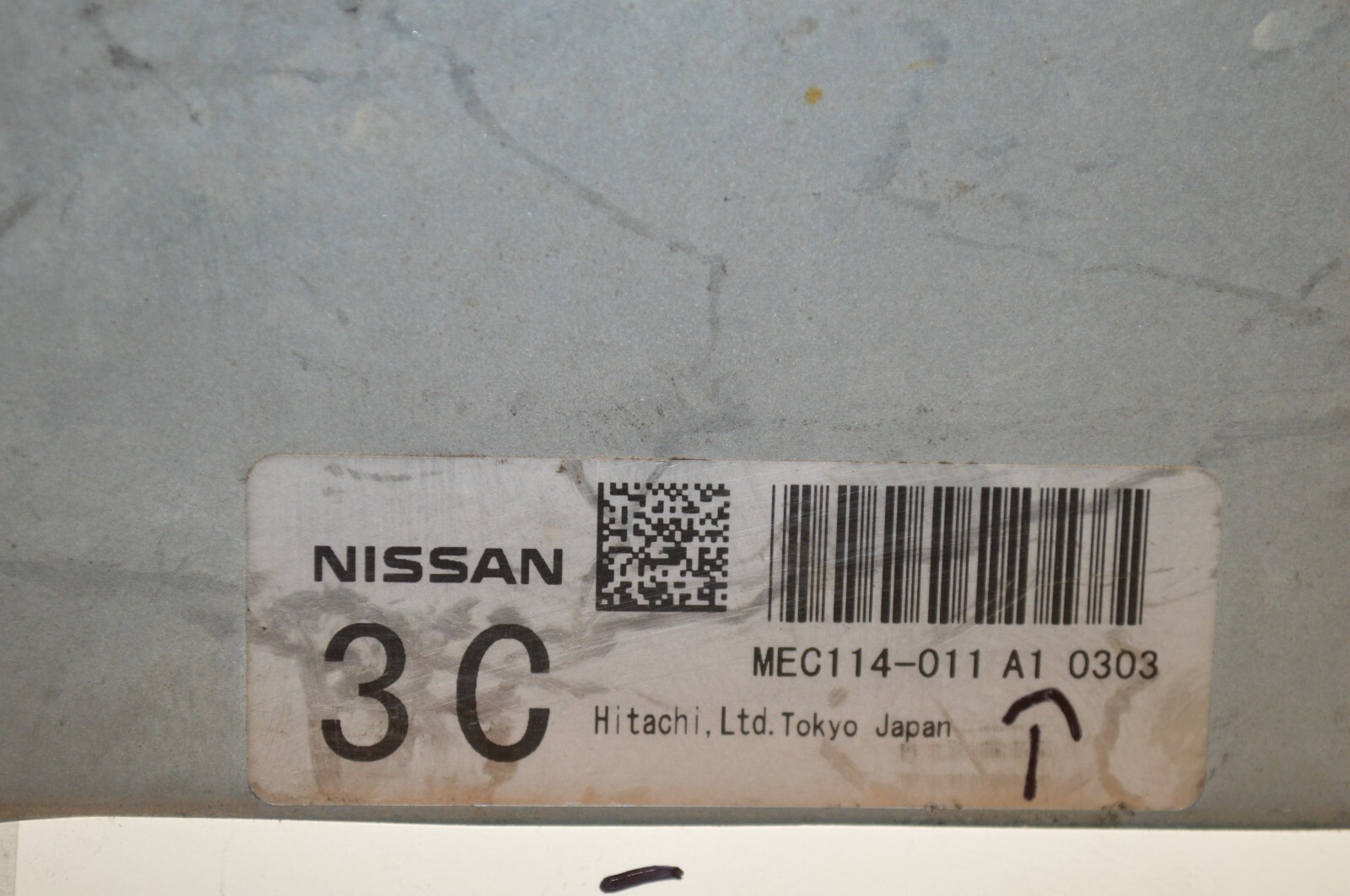2010 Nissan Altima Engine Control Unit ECU MEC114011A1 Module 46-11D1