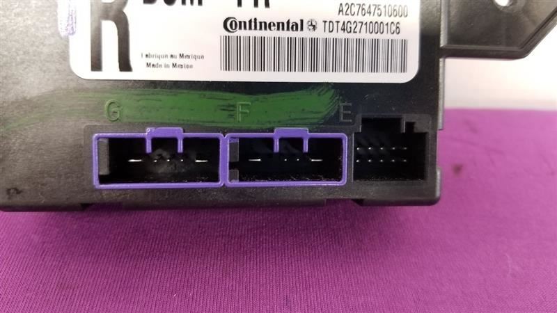 20 DODGE RAM 2500 DOOR CONTROL MODULE FRONT RIGHT PASSENGER 68374088AG